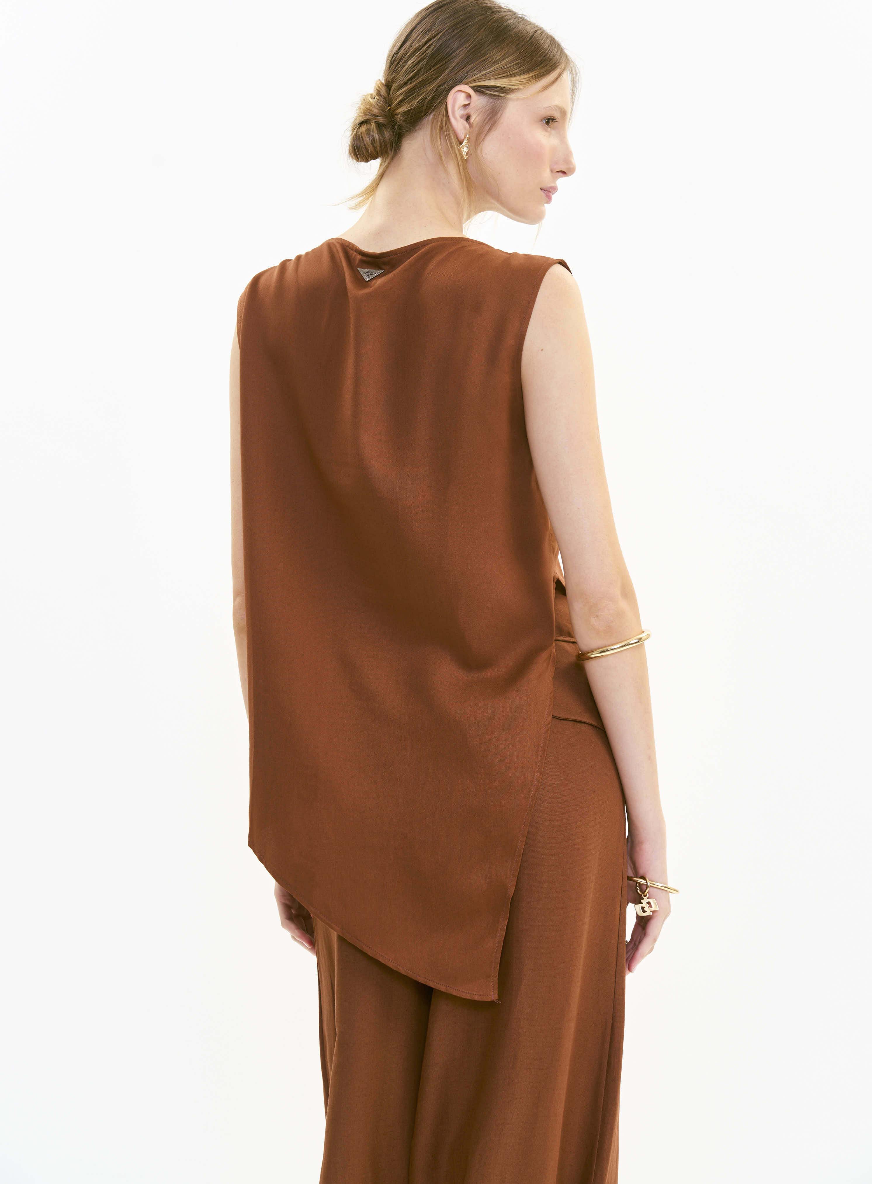 BLUSA COLCCI P MARROM TIRAMISU
