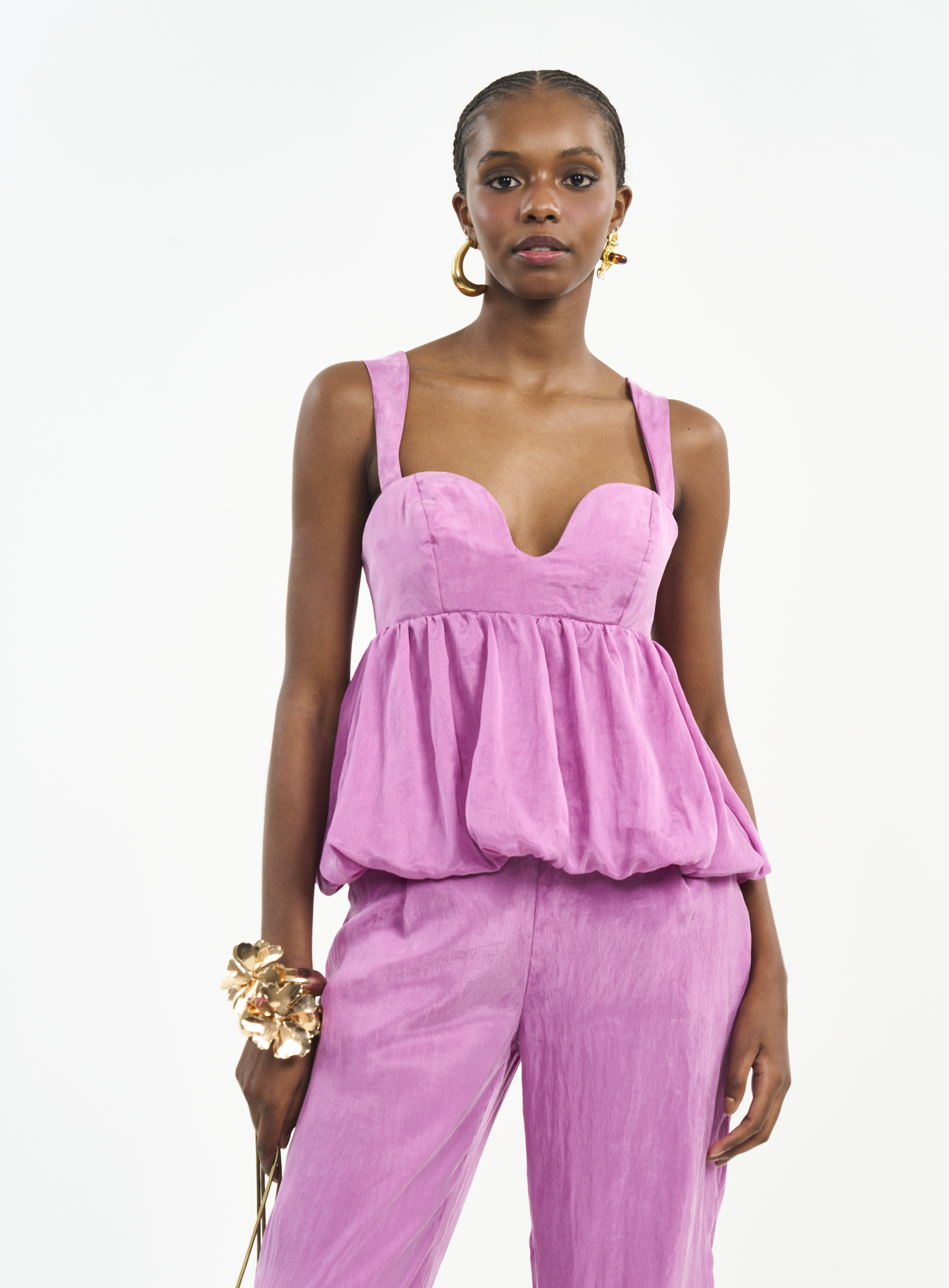 BLUSA COLCCI M ROXO LILO