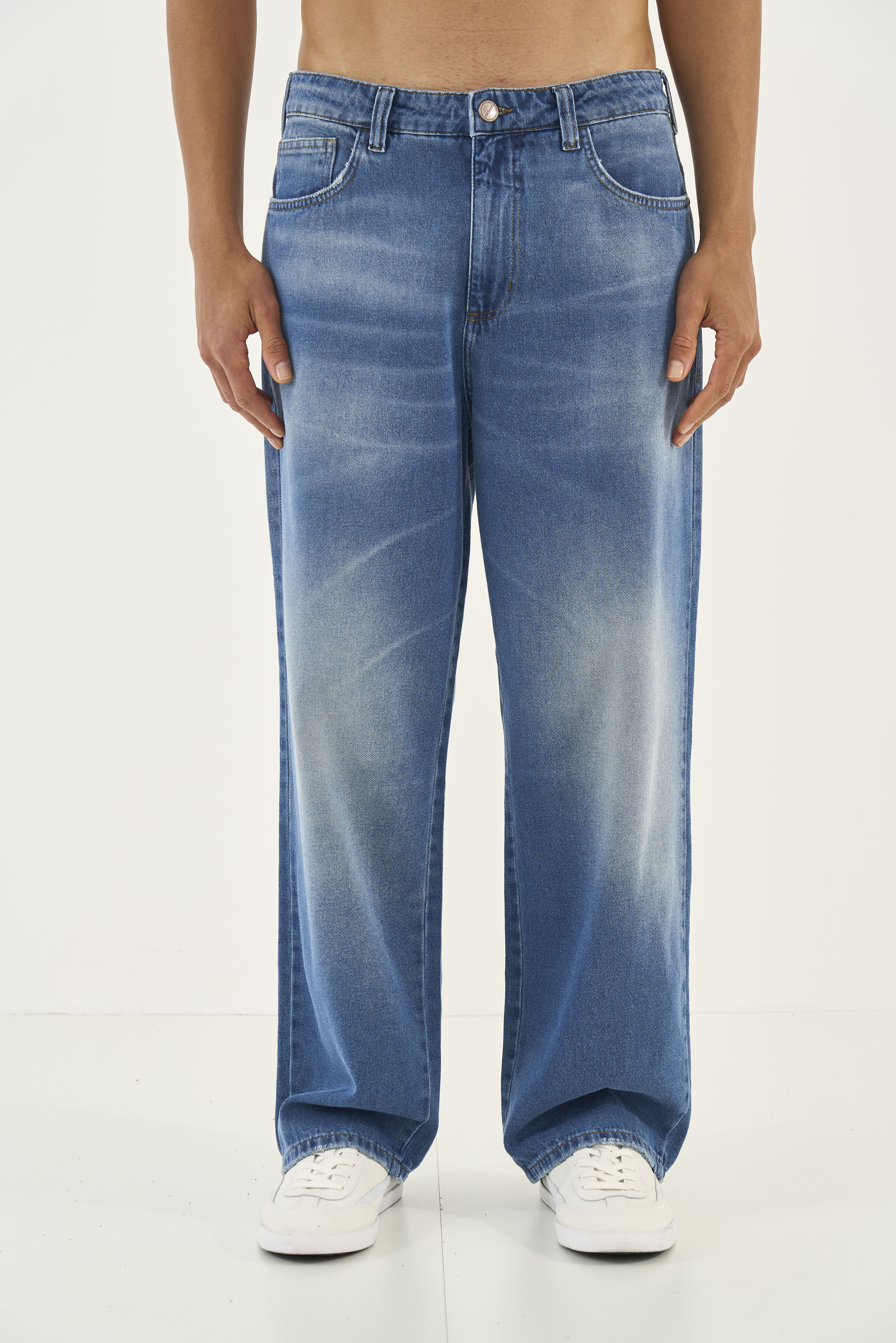 CALÇA JEANS LOOSE 42 INDIGO