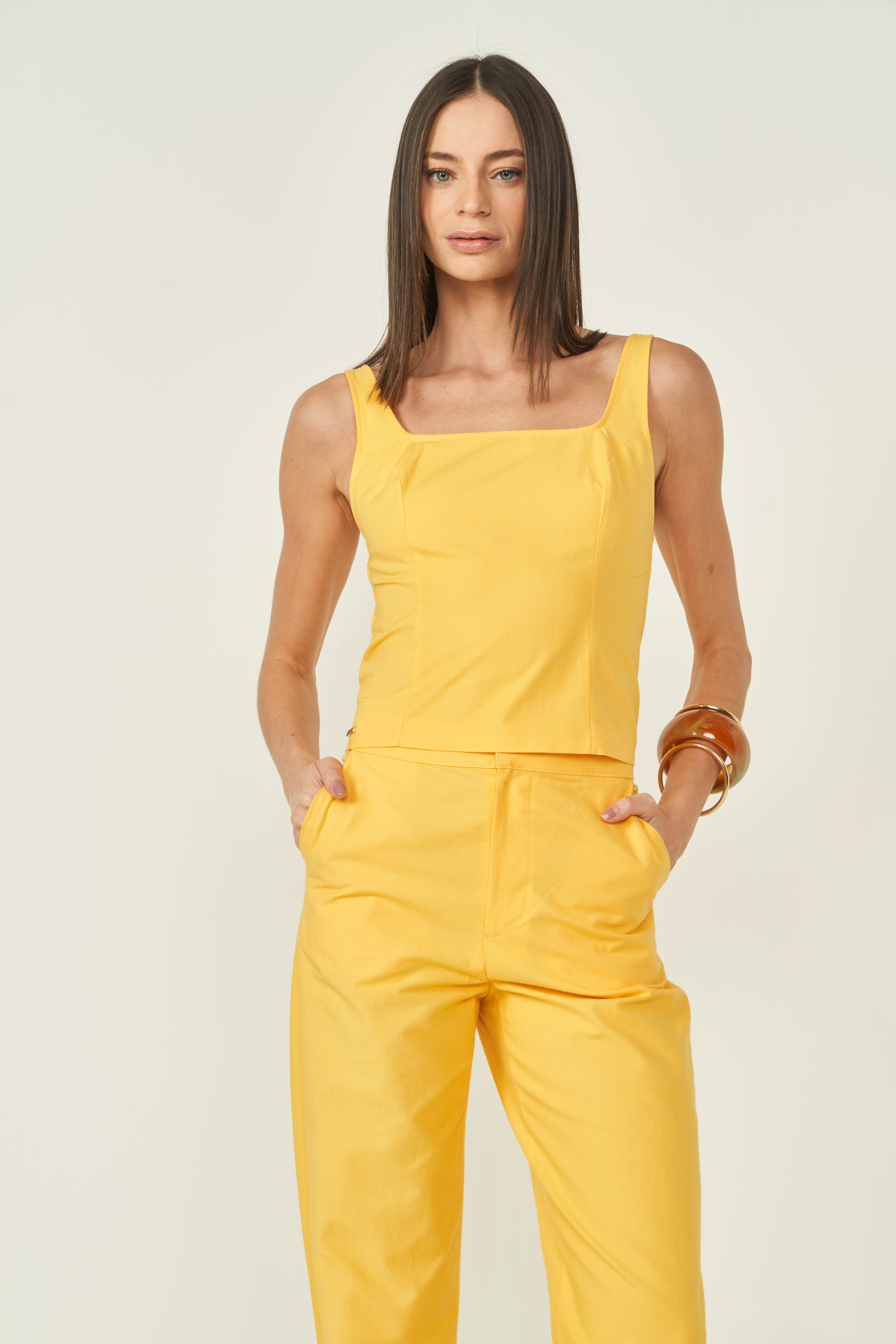 BLUSA COLCCI P AMARELO MACAO