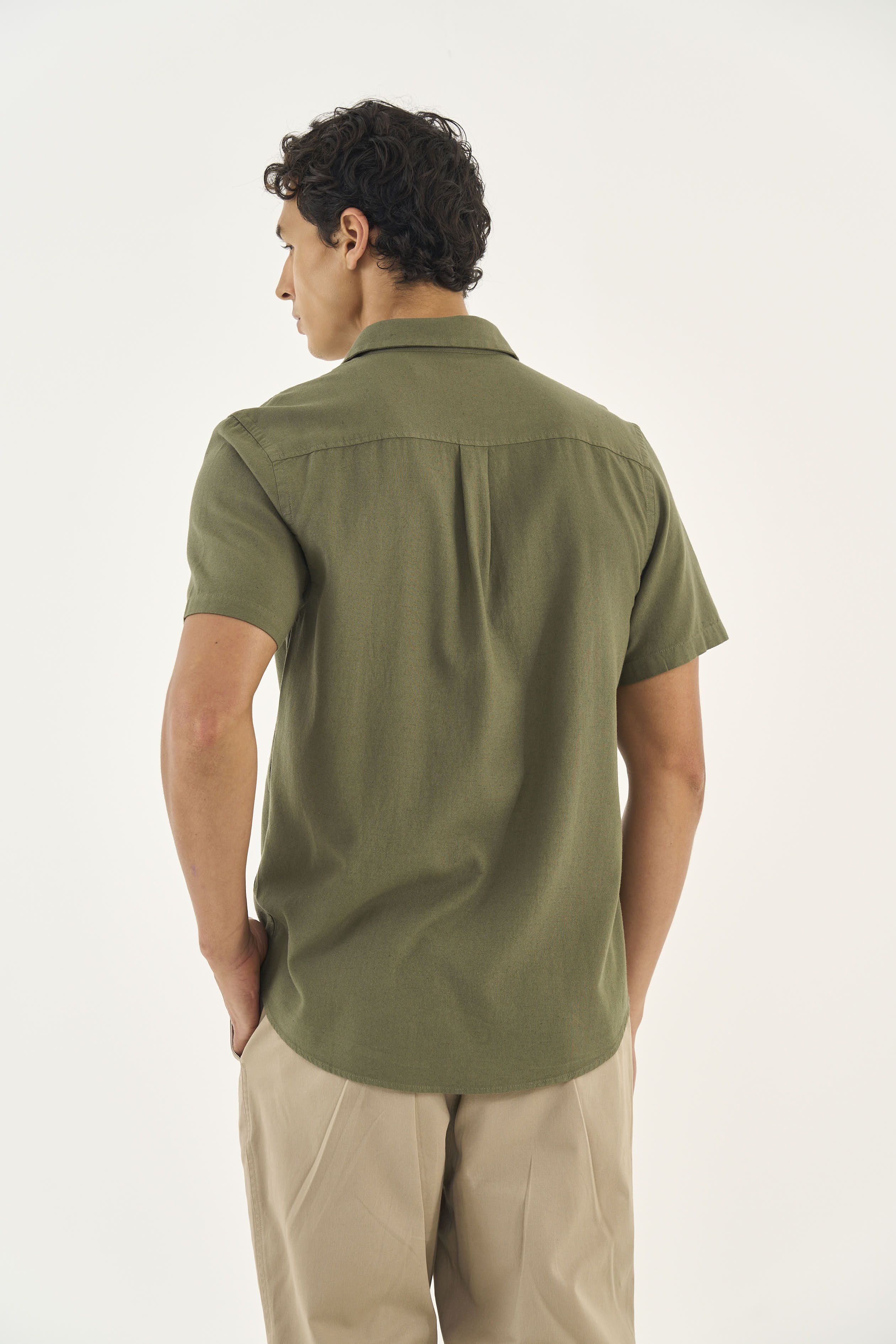 CAMISA LINHO RELAX GG VERDE DRAGON