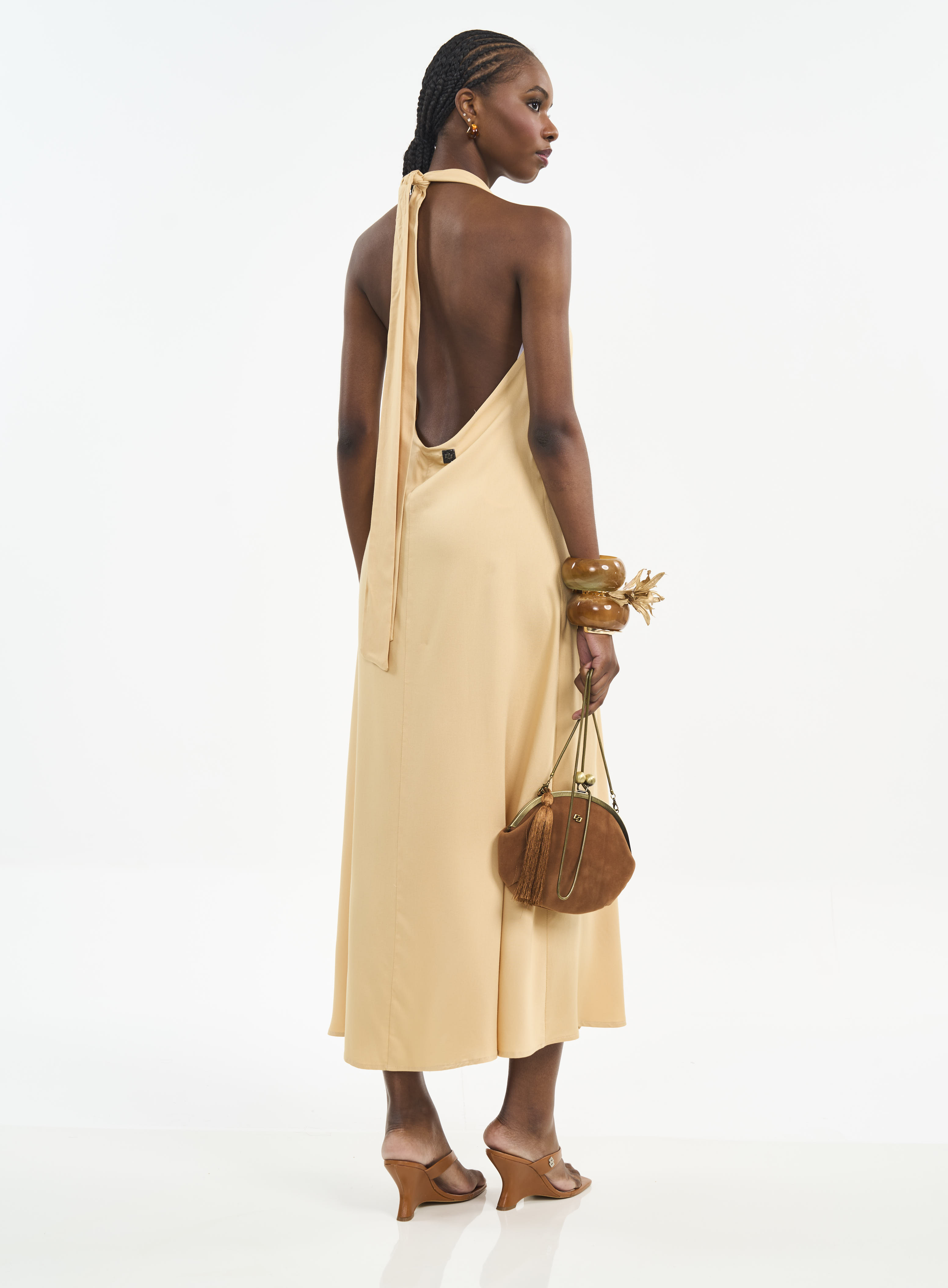 VESTIDO COLCCI P BEGE BIENTO