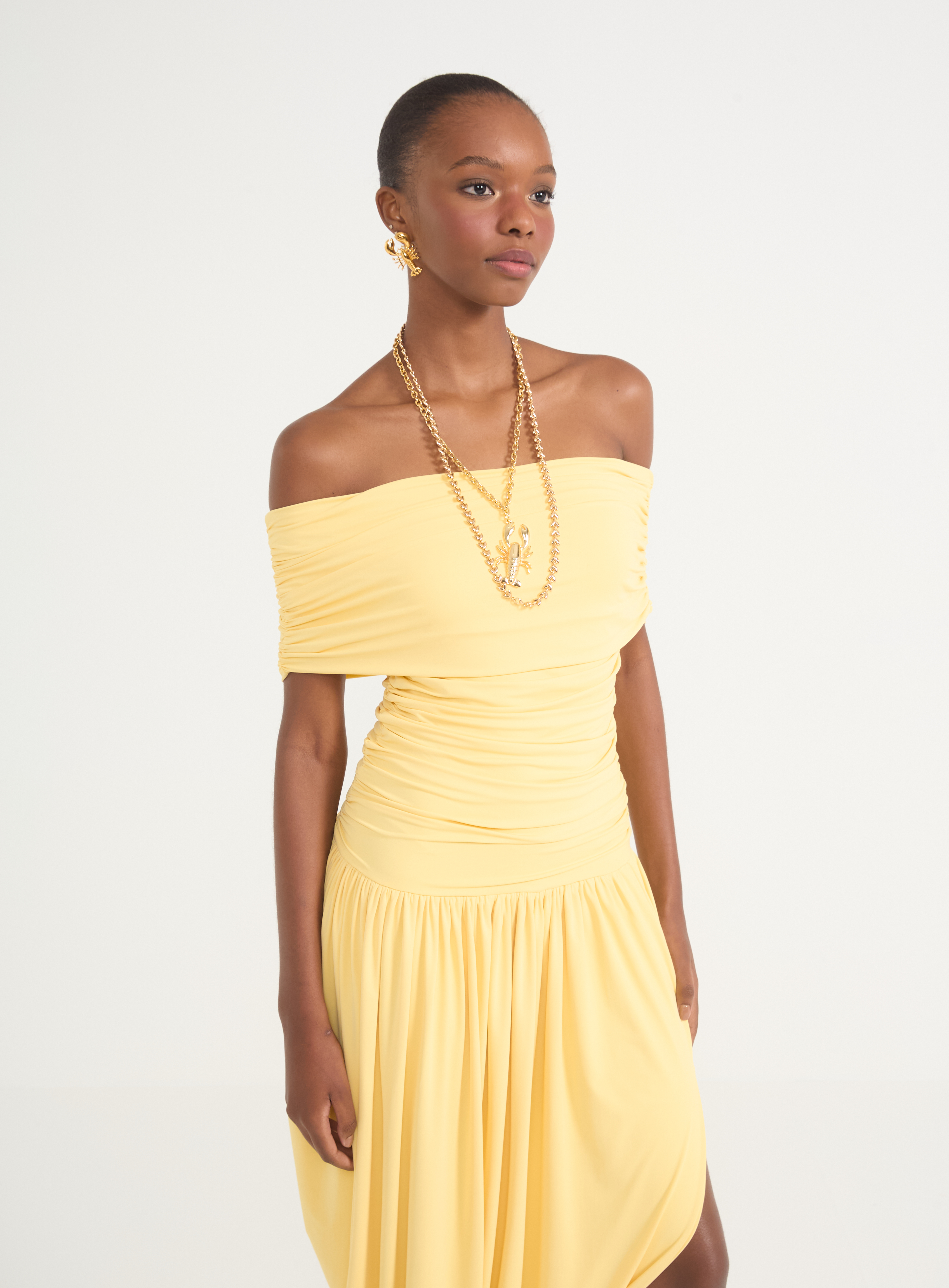 VESTIDO COLCCI P AMARELO CORNISH