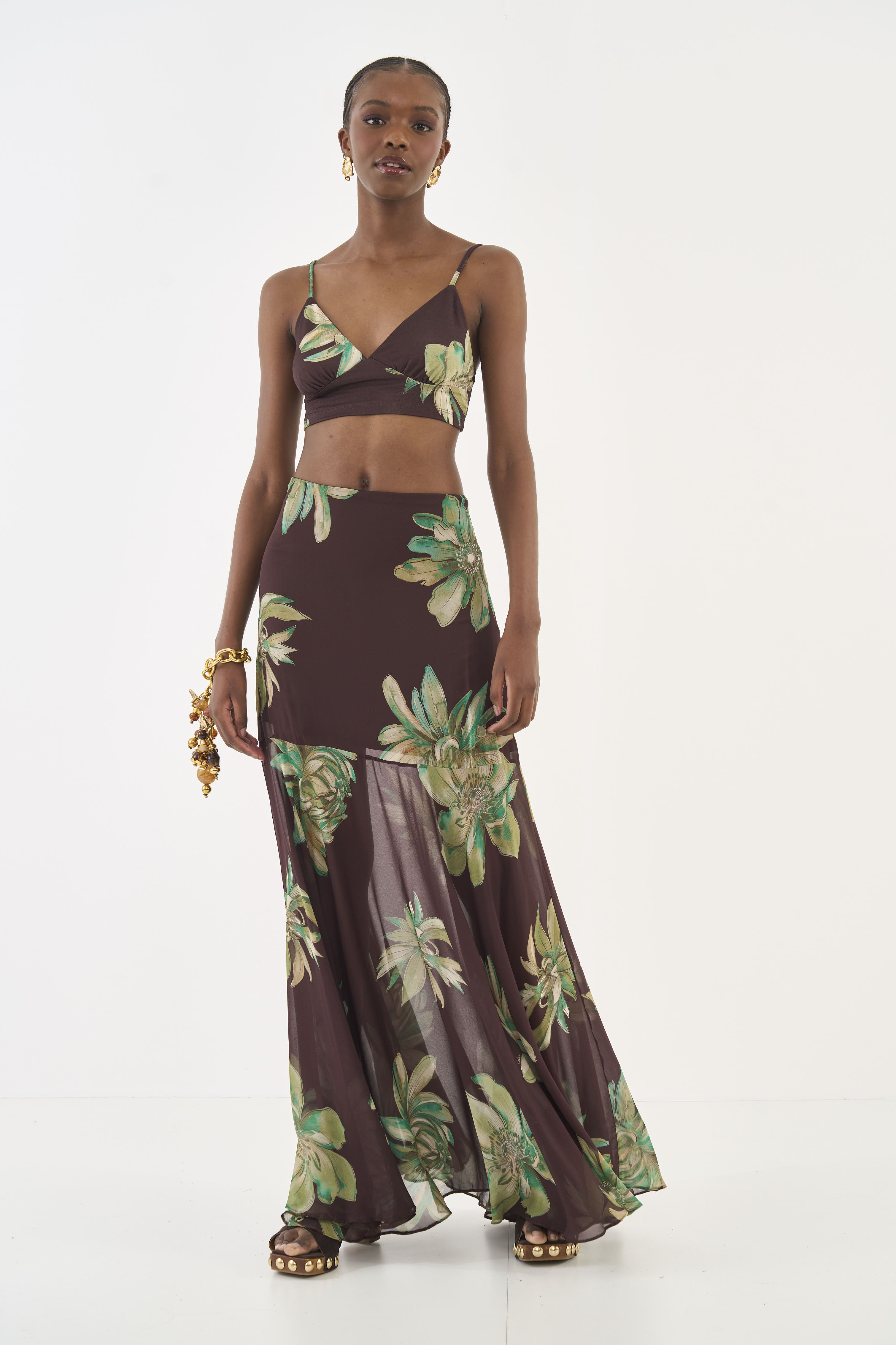 SAIA ESTAMPADA P FLORES DE OUT.