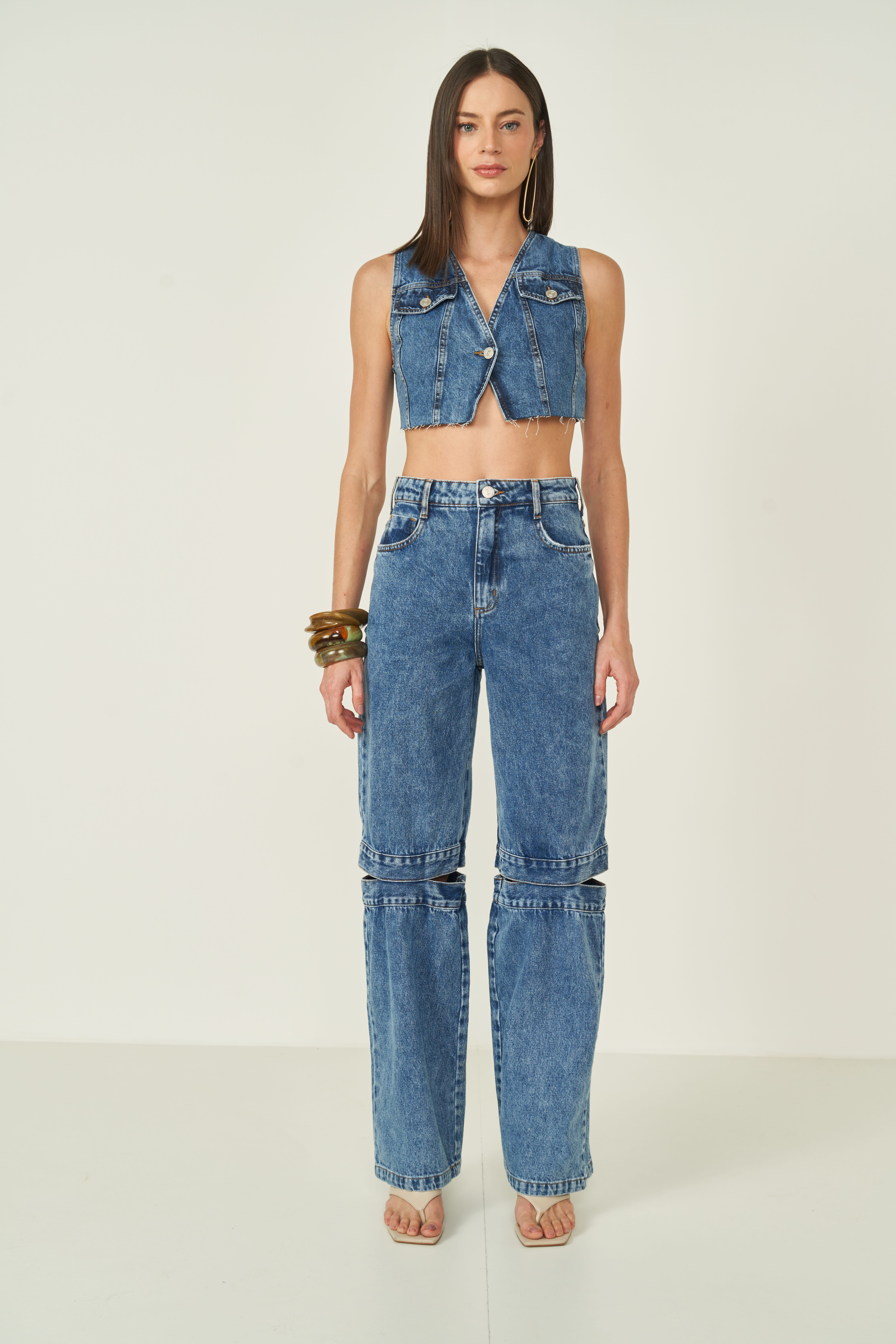 CALÇA JEANS BERLIM 40 INDIGO