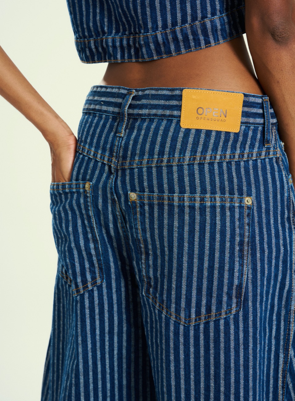 CALÇA JEANS BASIC COMFORT LISTRADA 34 LISTRADO