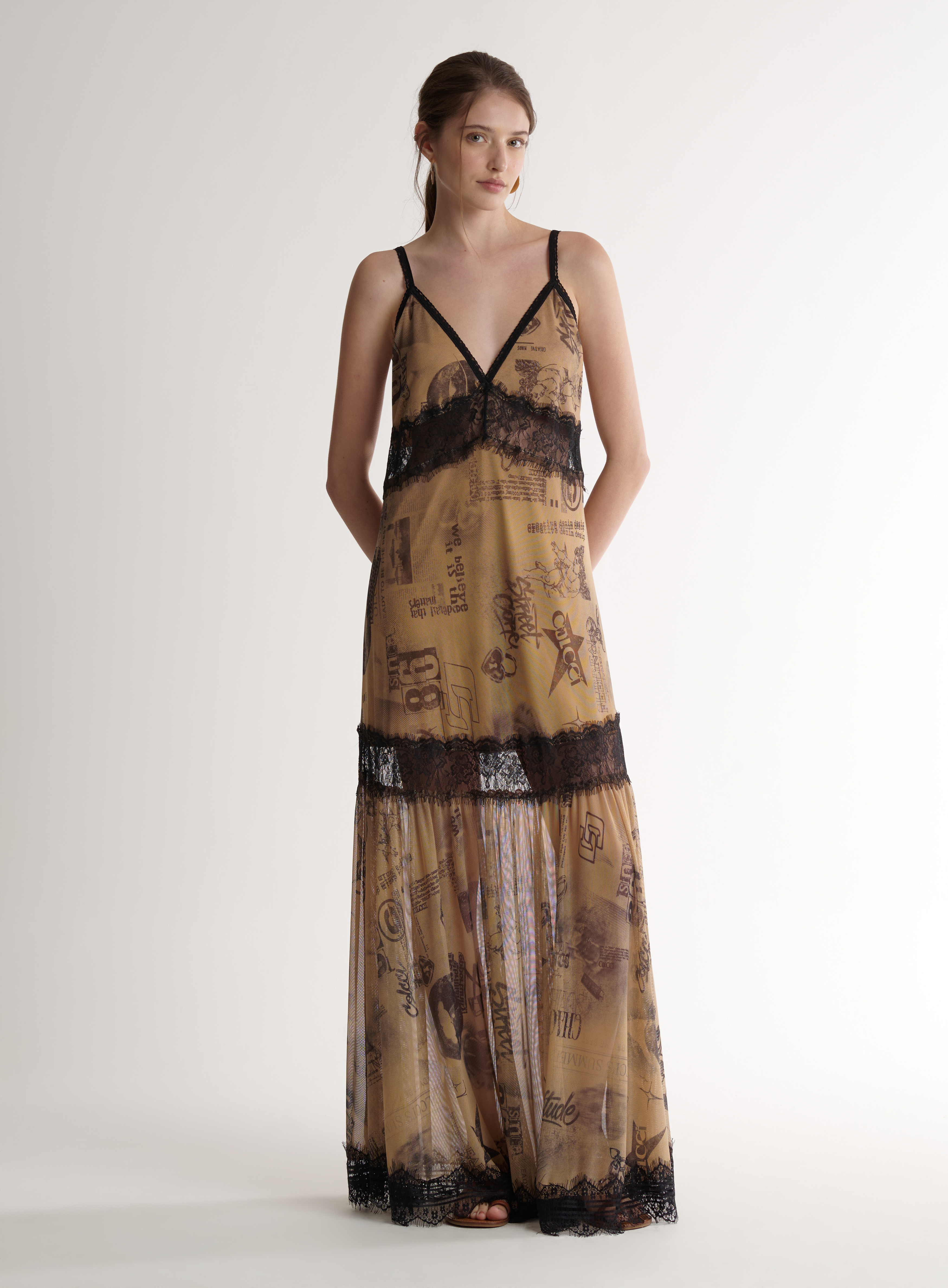 VESTIDO COLCCI P COLCCI 40 TULE