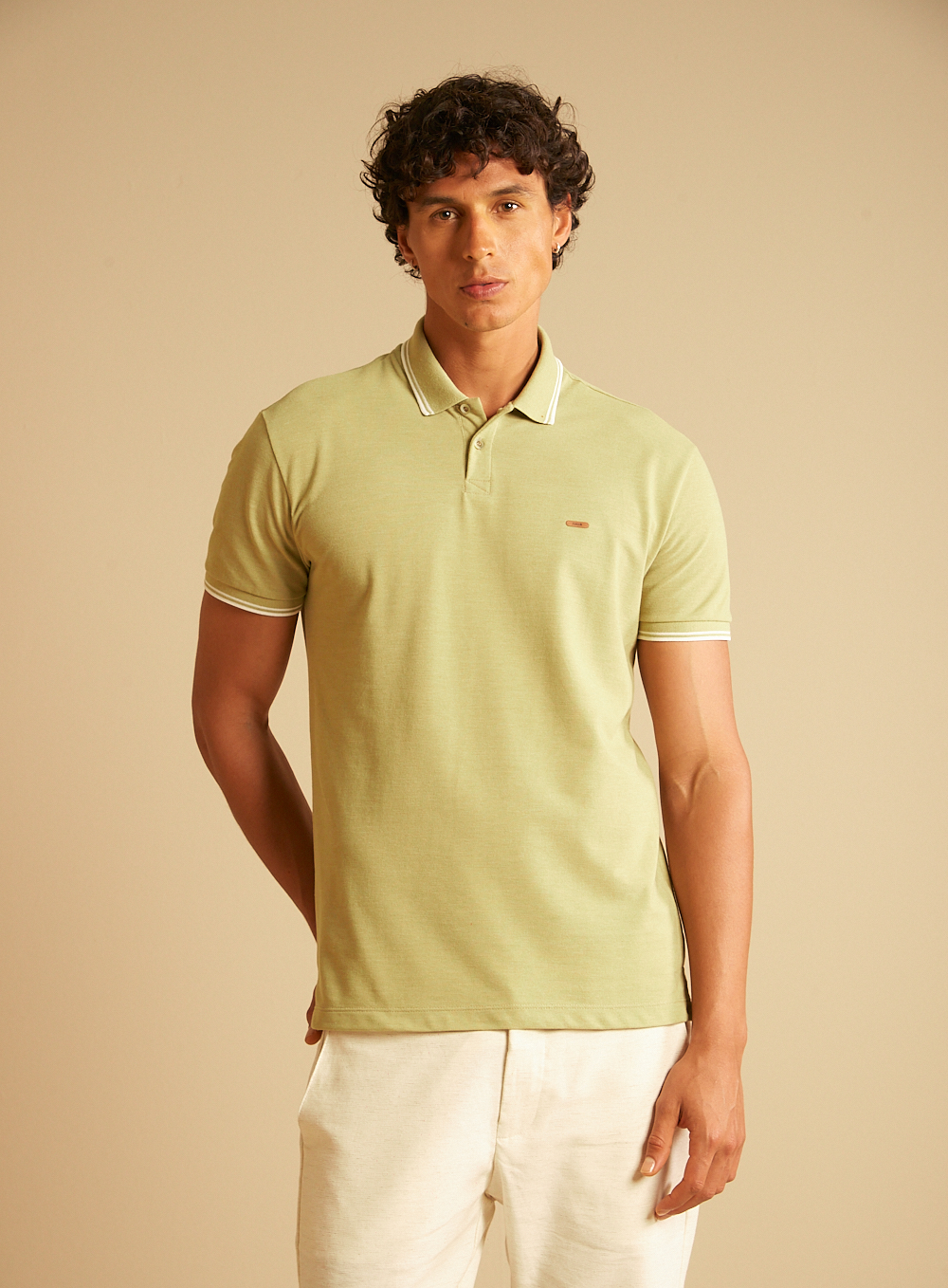 POLO FORUM M VERDE RAFFIA