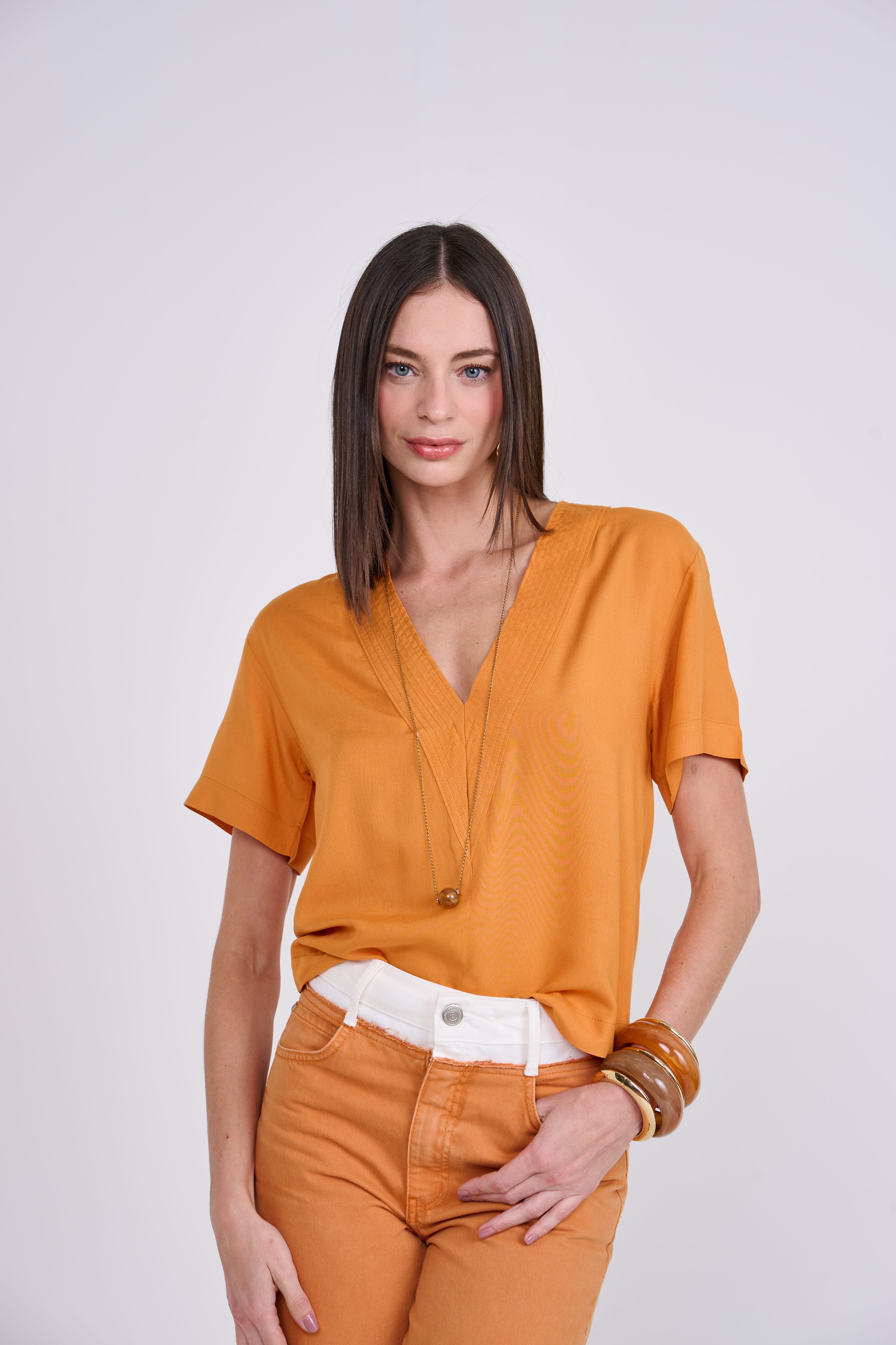 BLUSA COLCCI G BEGE FLAVO