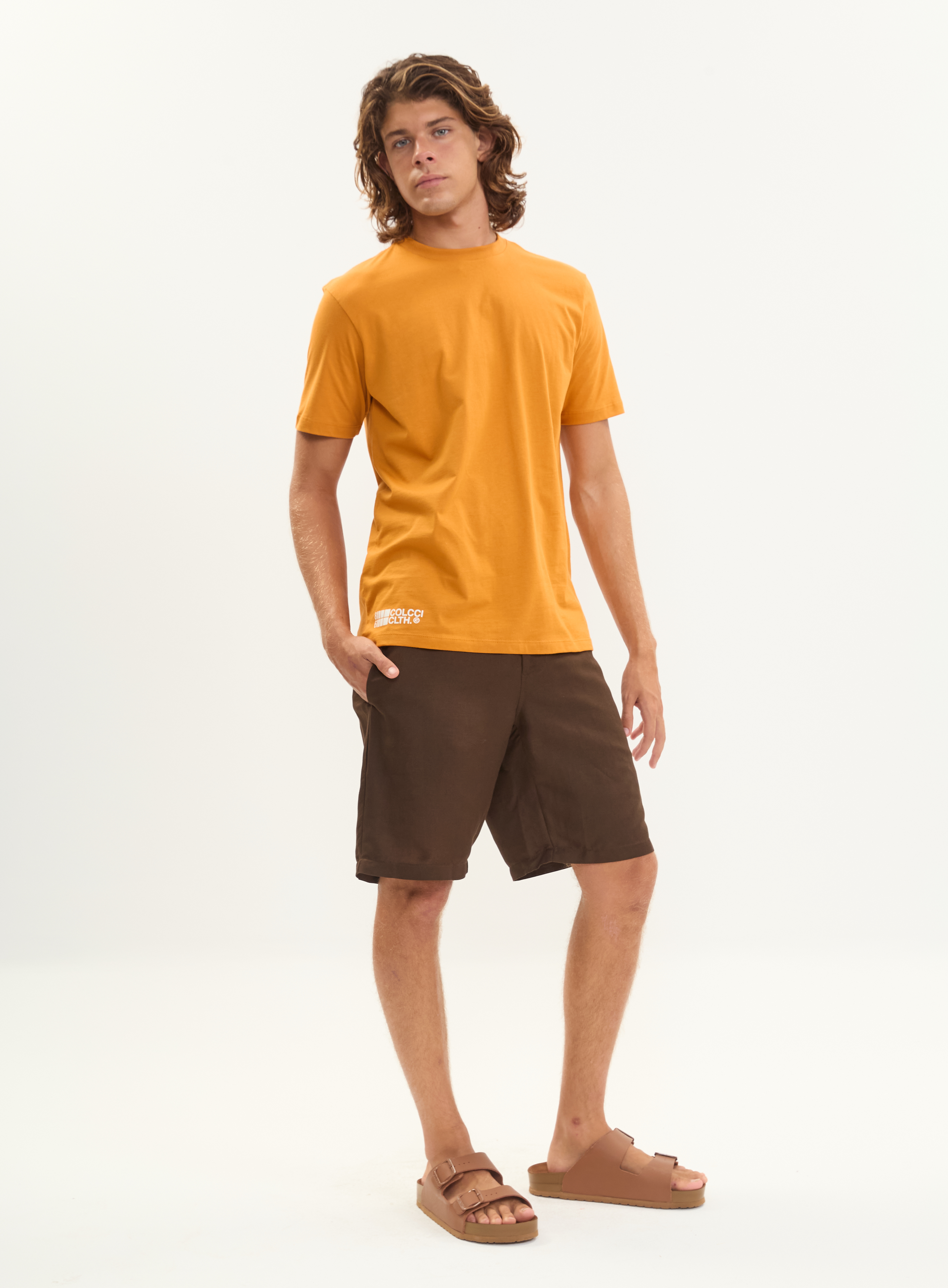 CAMISETA COLCCI GG LARANJA LEONE