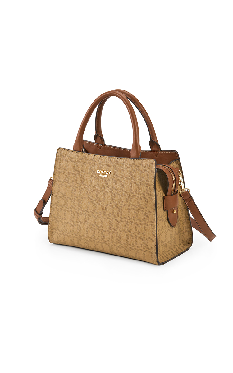 BOLSA COLCCI FEM TOTE MONOGRAMA U CAFE