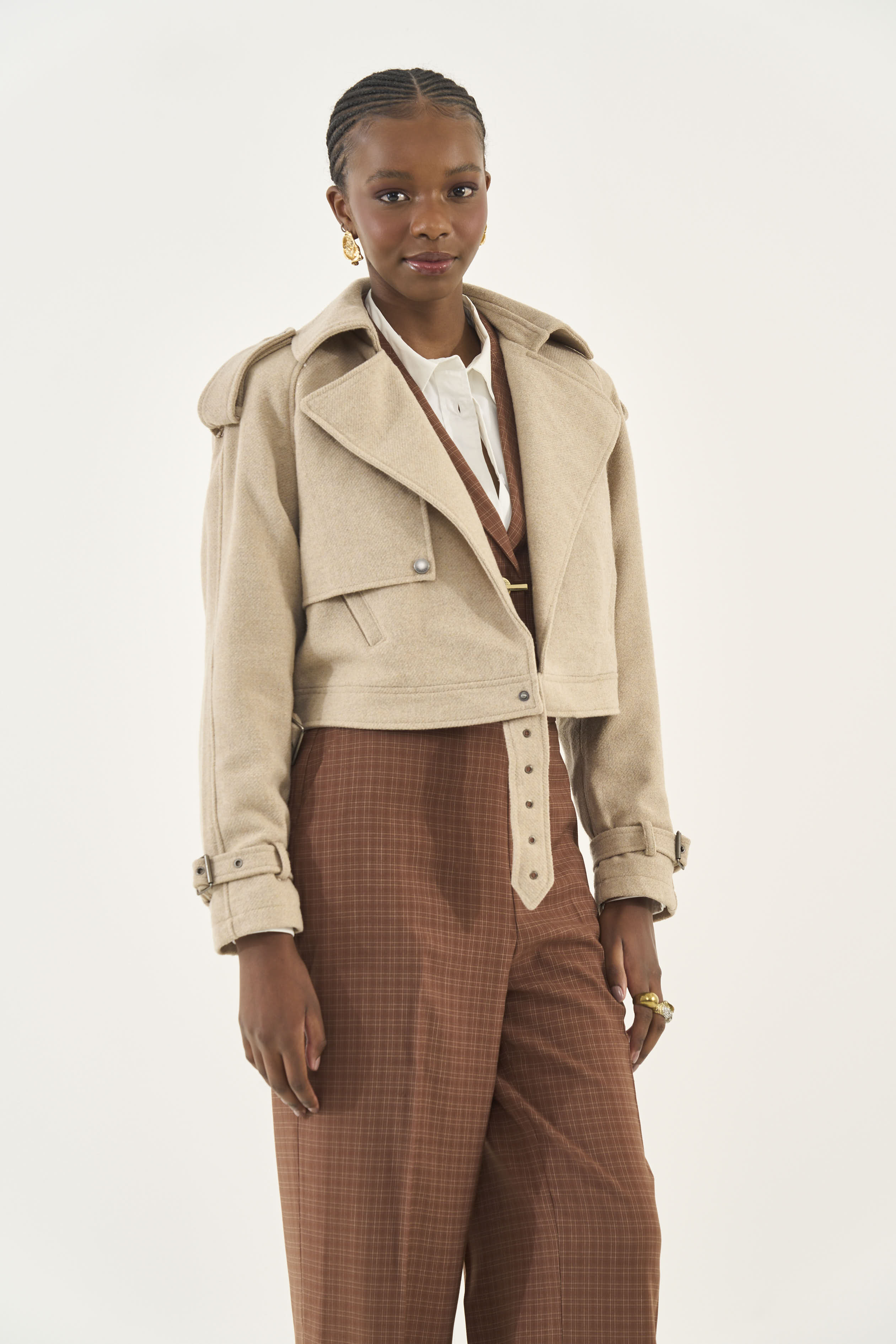 JAQUETA COLCCI M BEGE TAUPE