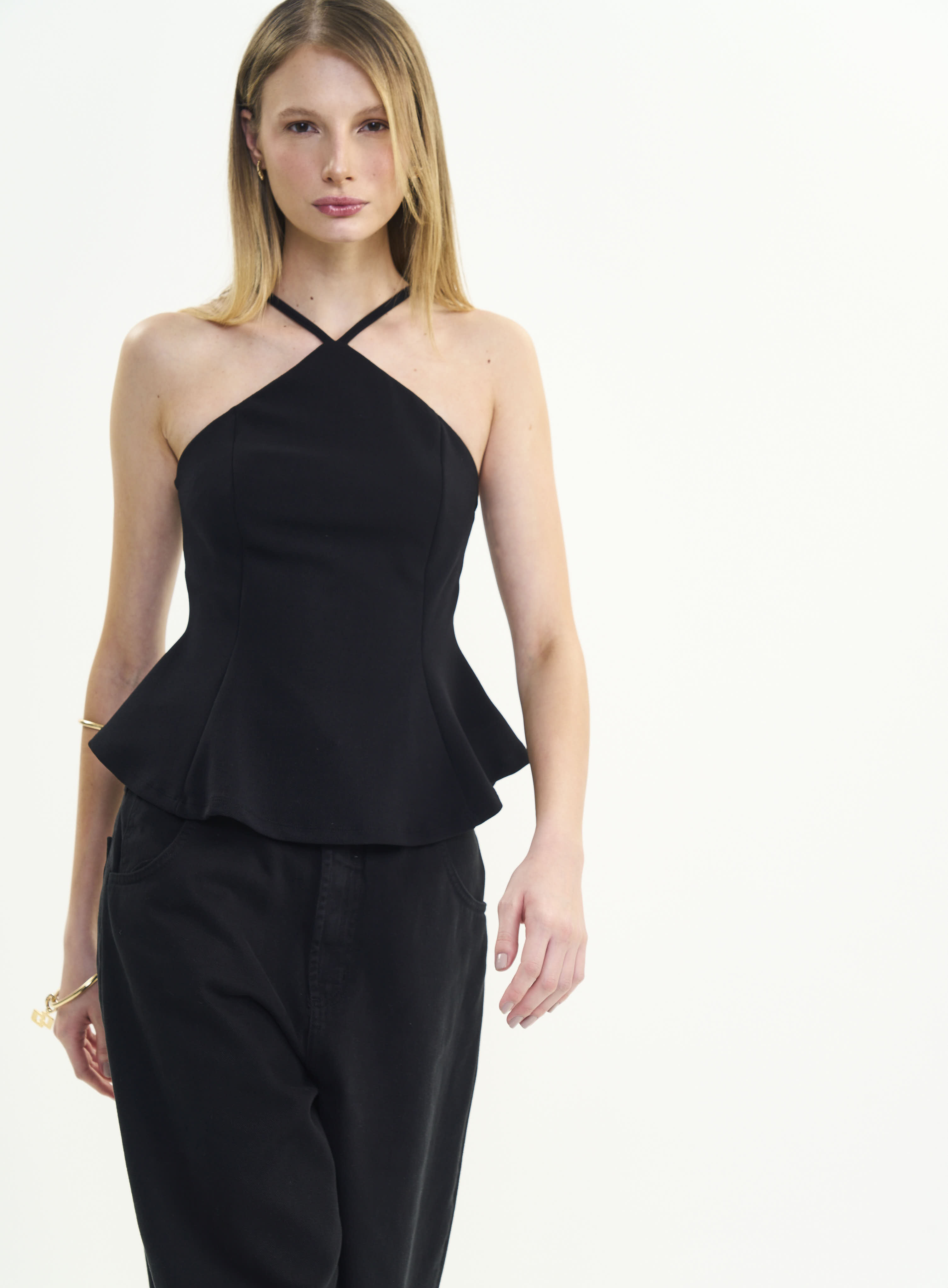 BLUSA COLCCI G PRETO