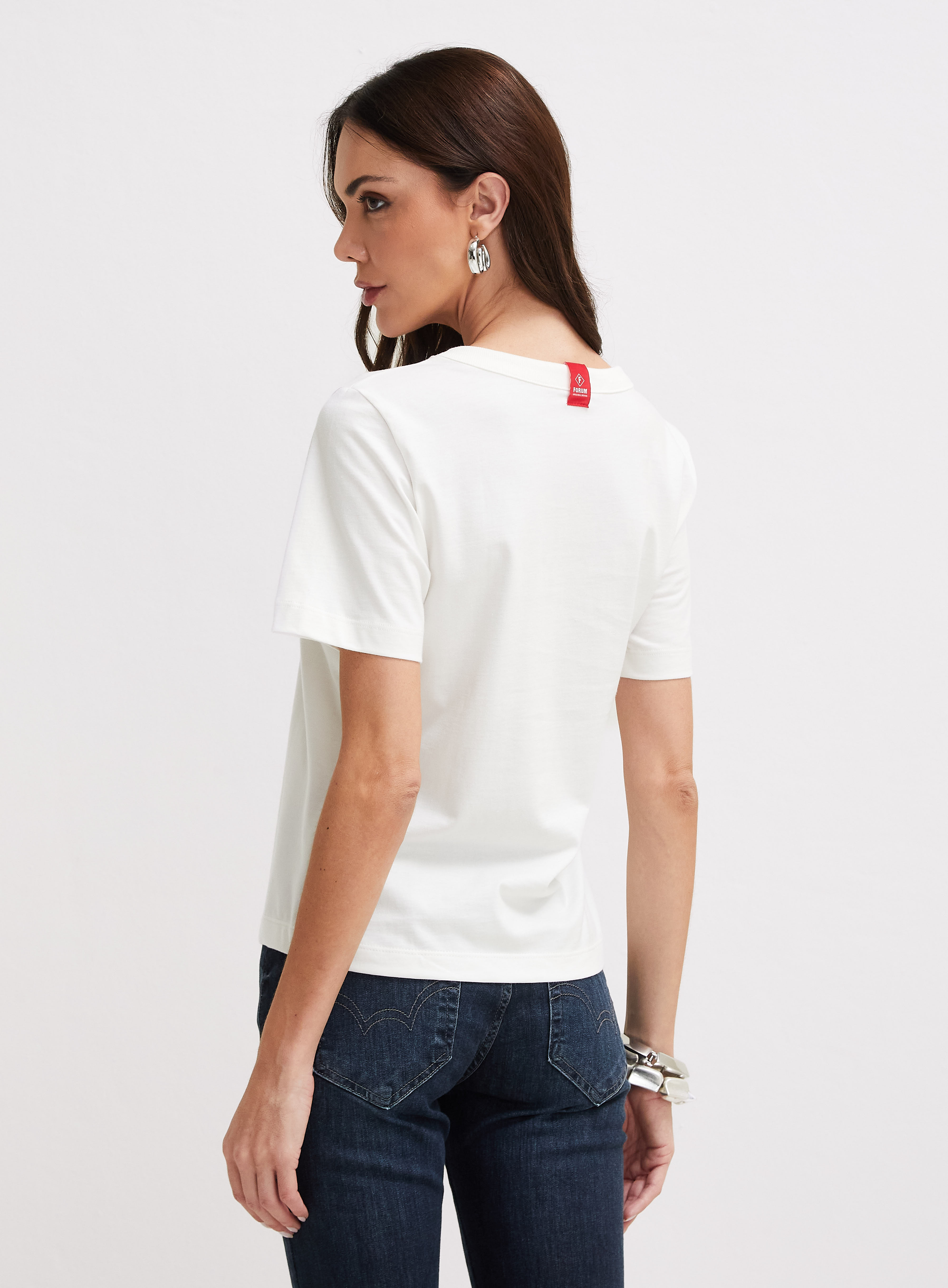 CAMISETA FORUM G MARROM IMBUIA