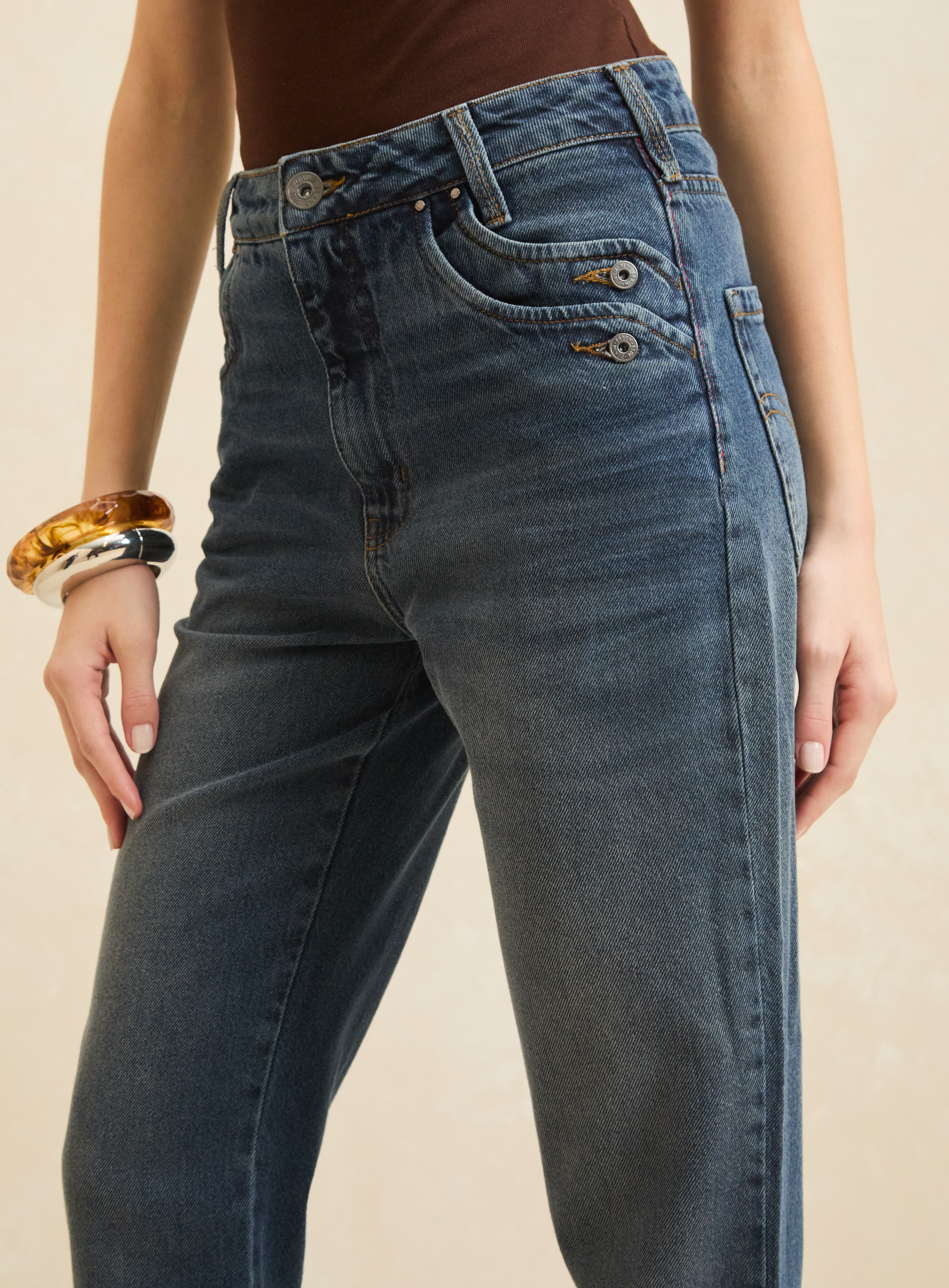 CALÇA JEANS NADIA 36 INDIGO