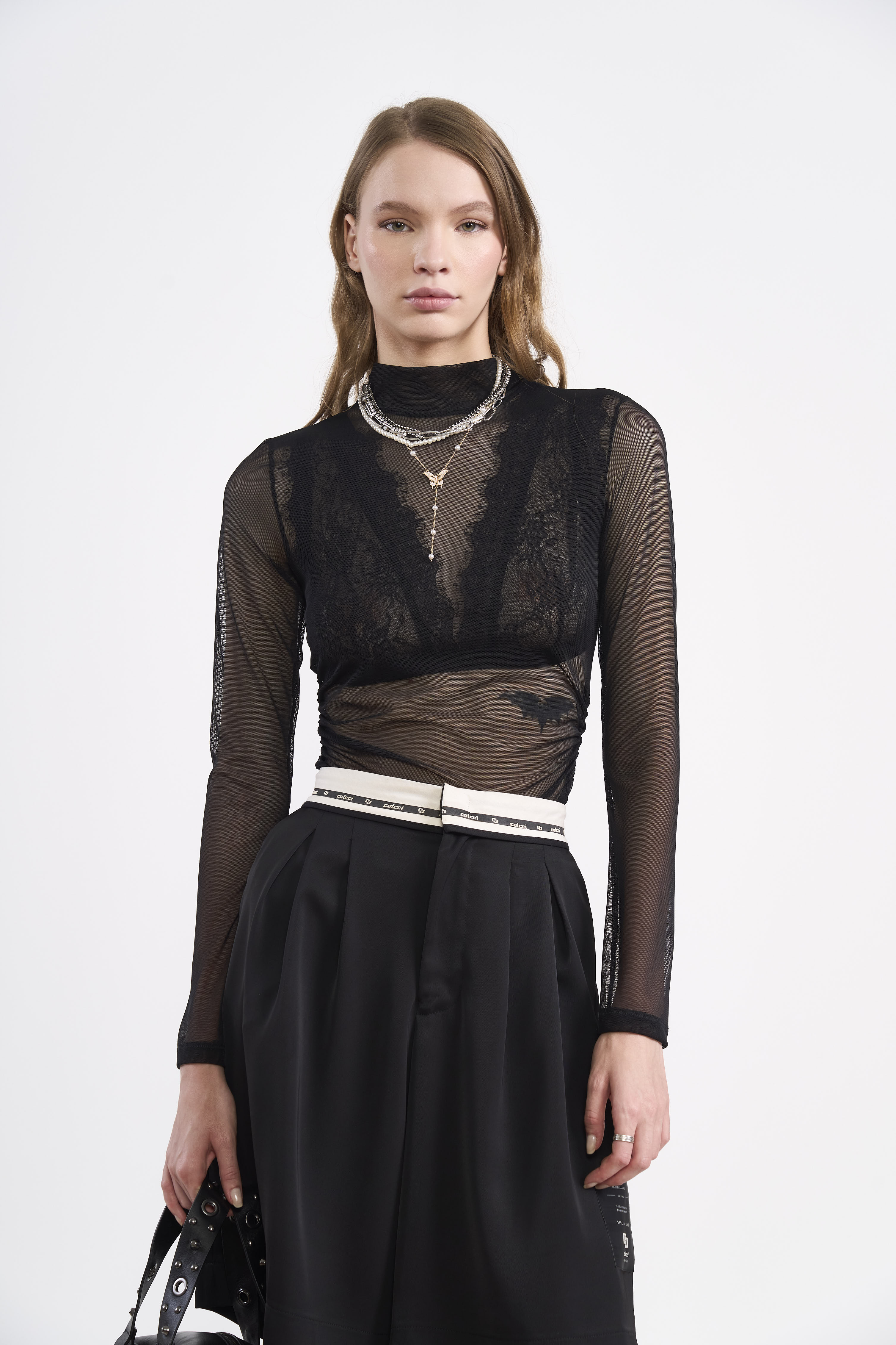 BLUSA TULE G PRETO