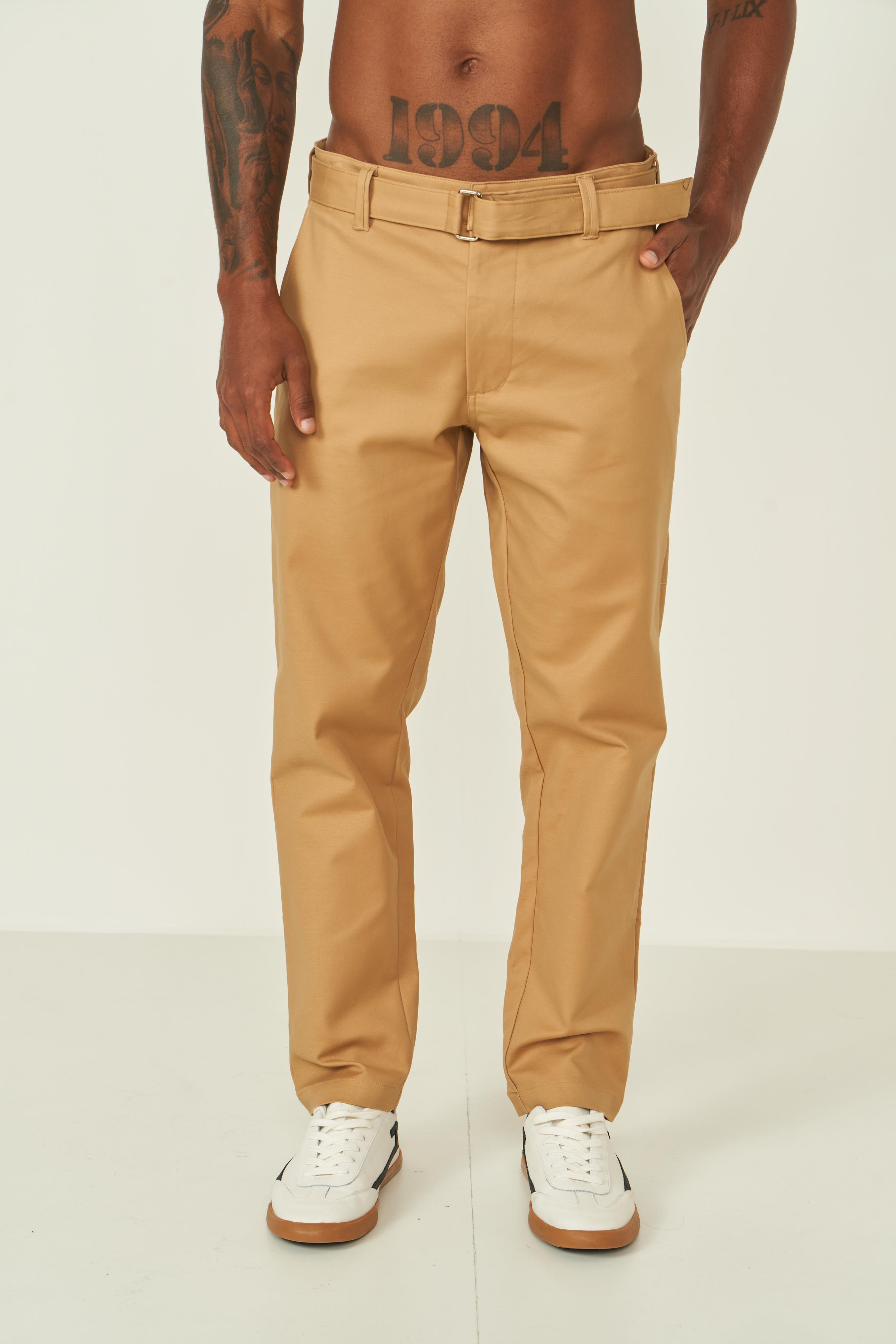 CALÇA COLCCI 42 BEGE TIGER