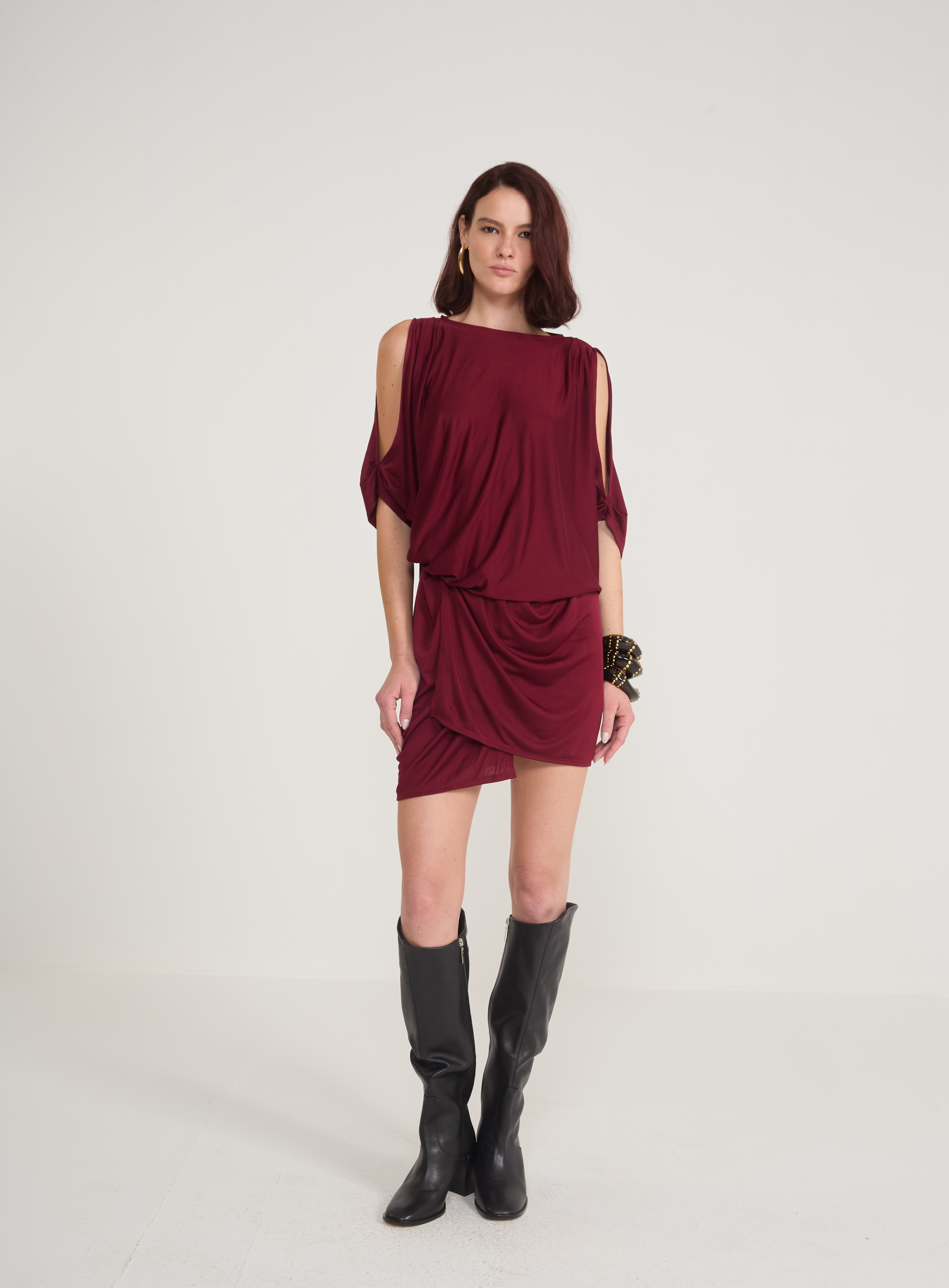 VESTIDO COLCCI M BORDO BLOODSTONE