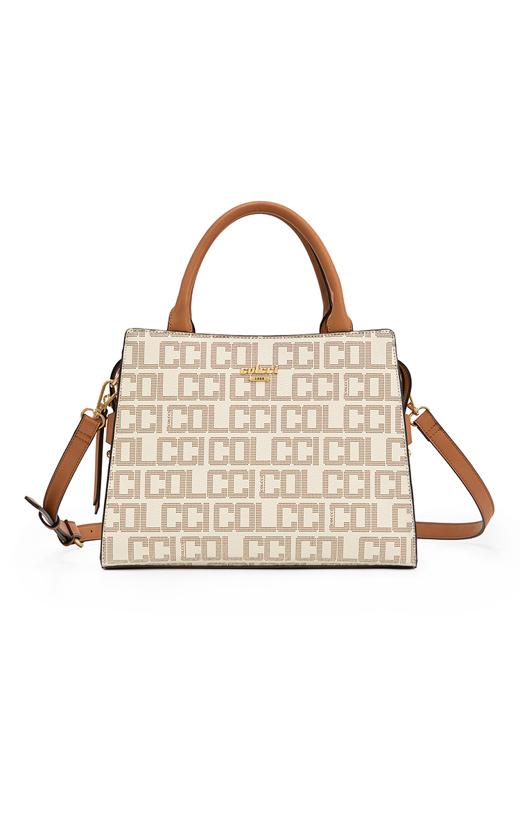 BOLSA COLCCI FEM TOTE MONOGRAMA U CAFE