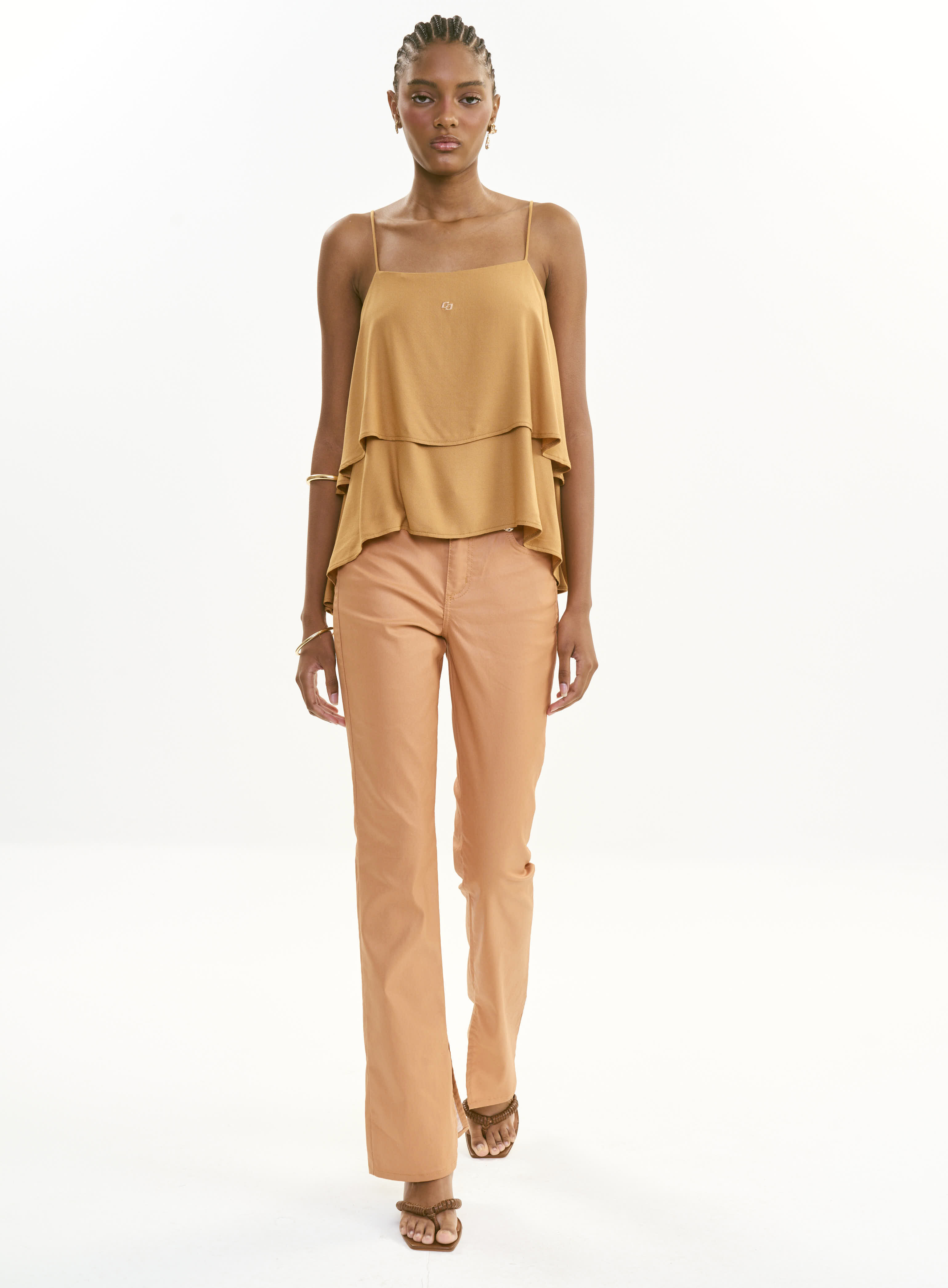 BLUSA COLCCI G MARROM FEIJO