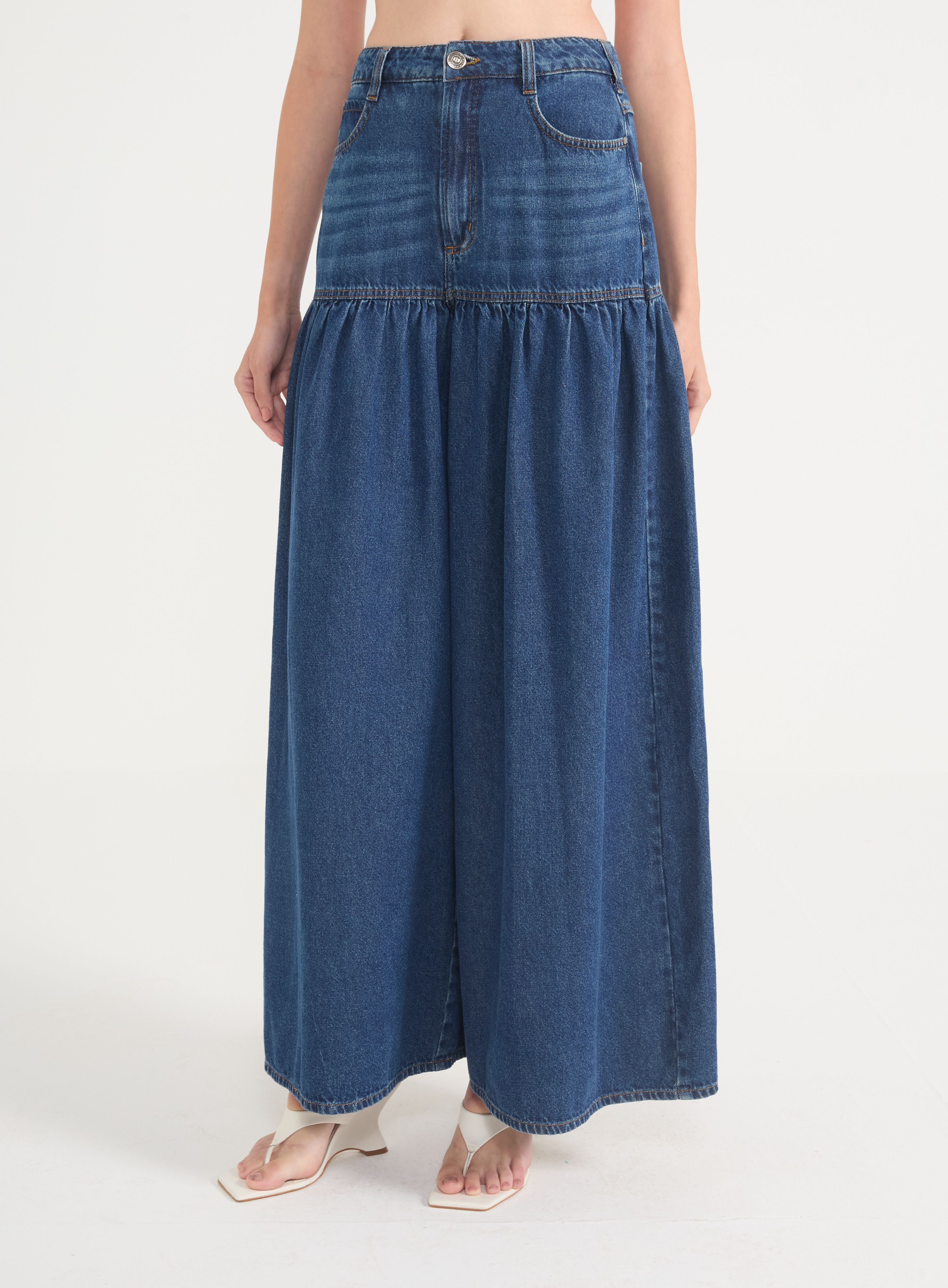 CALÇA JEANS SILVIA 34 INDIGO