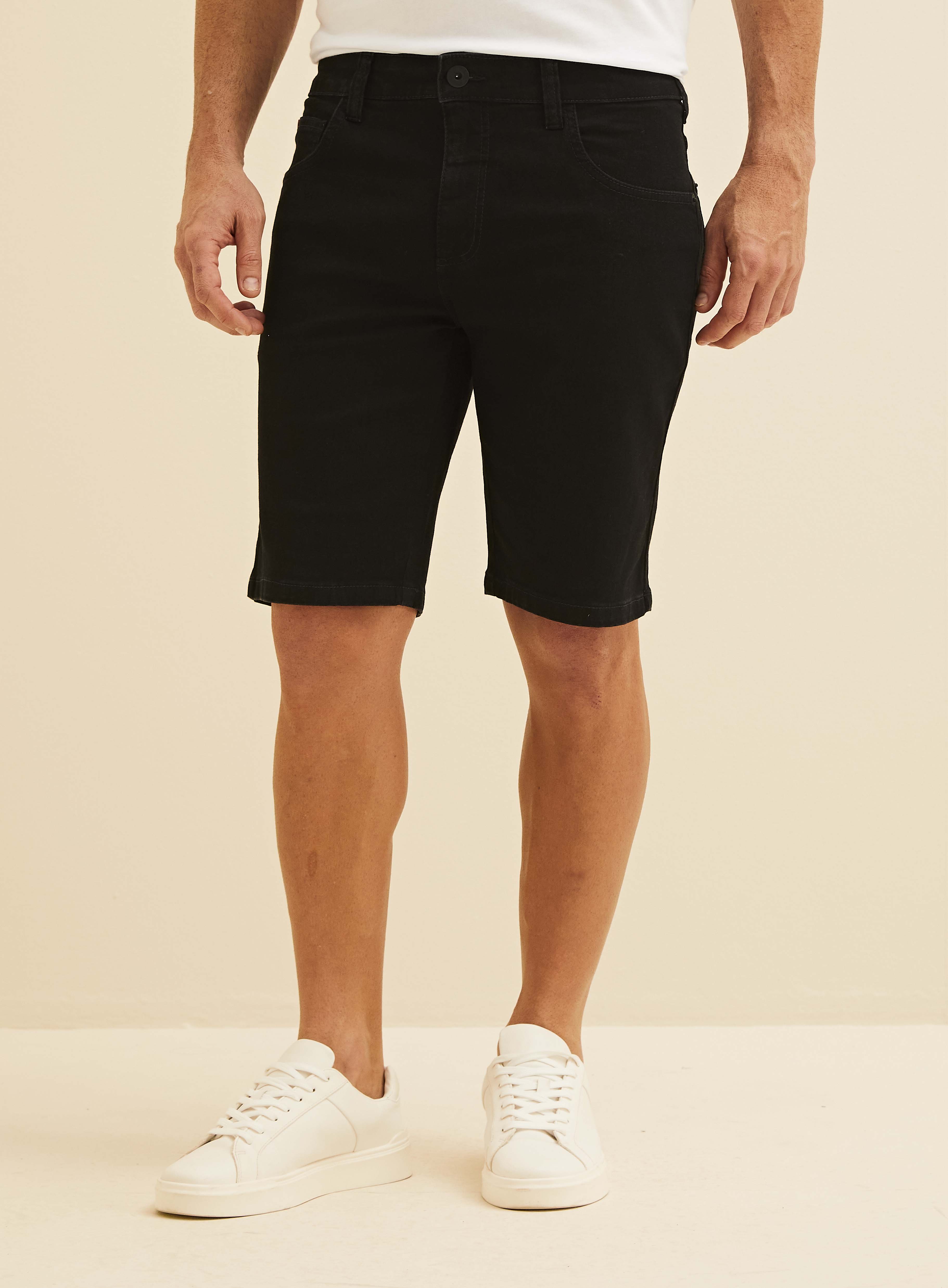 BERMUDA JEANS PAUL SLIM 38 IND.PRETO