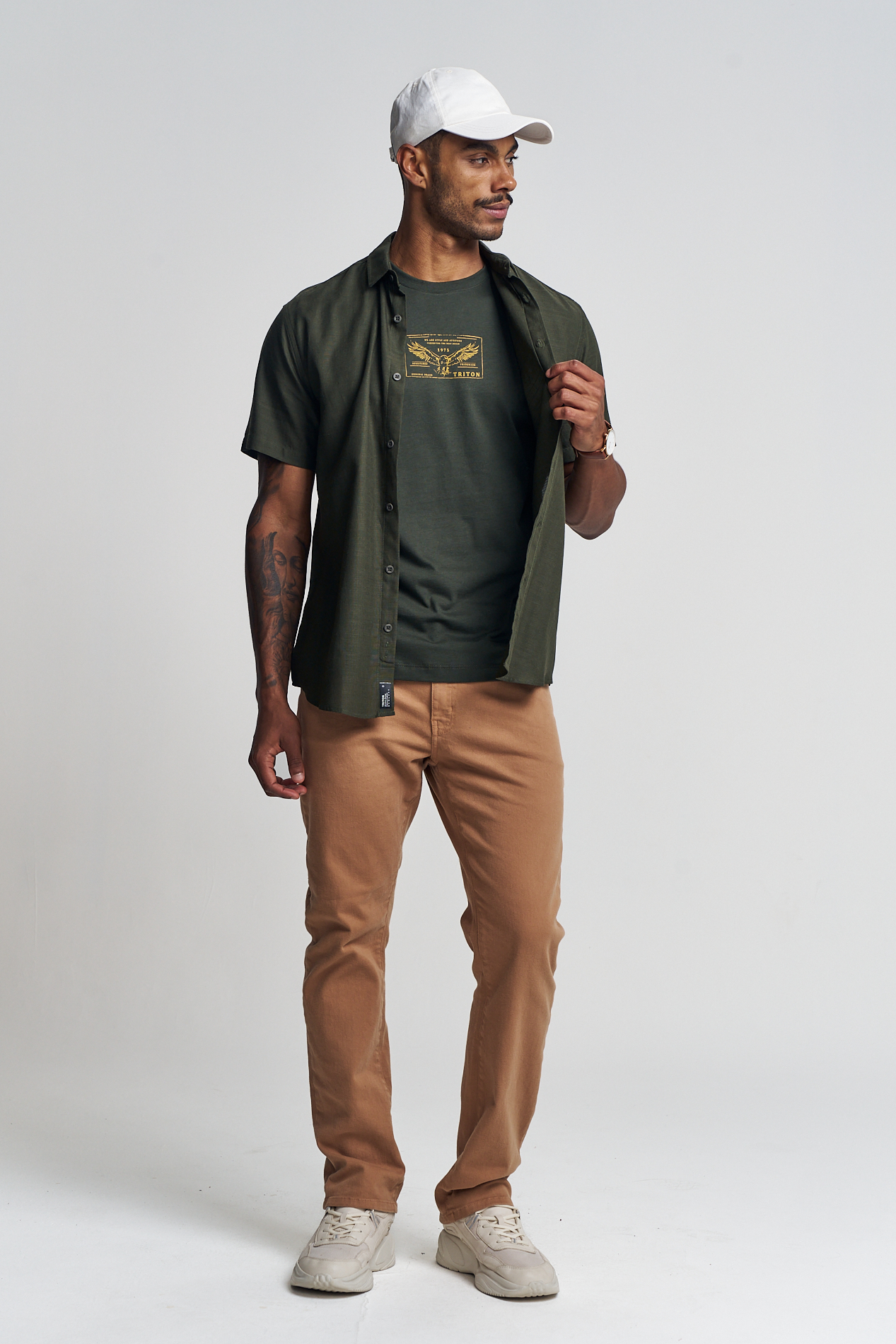 CAMISETA TRITON M VERDE GAFFA