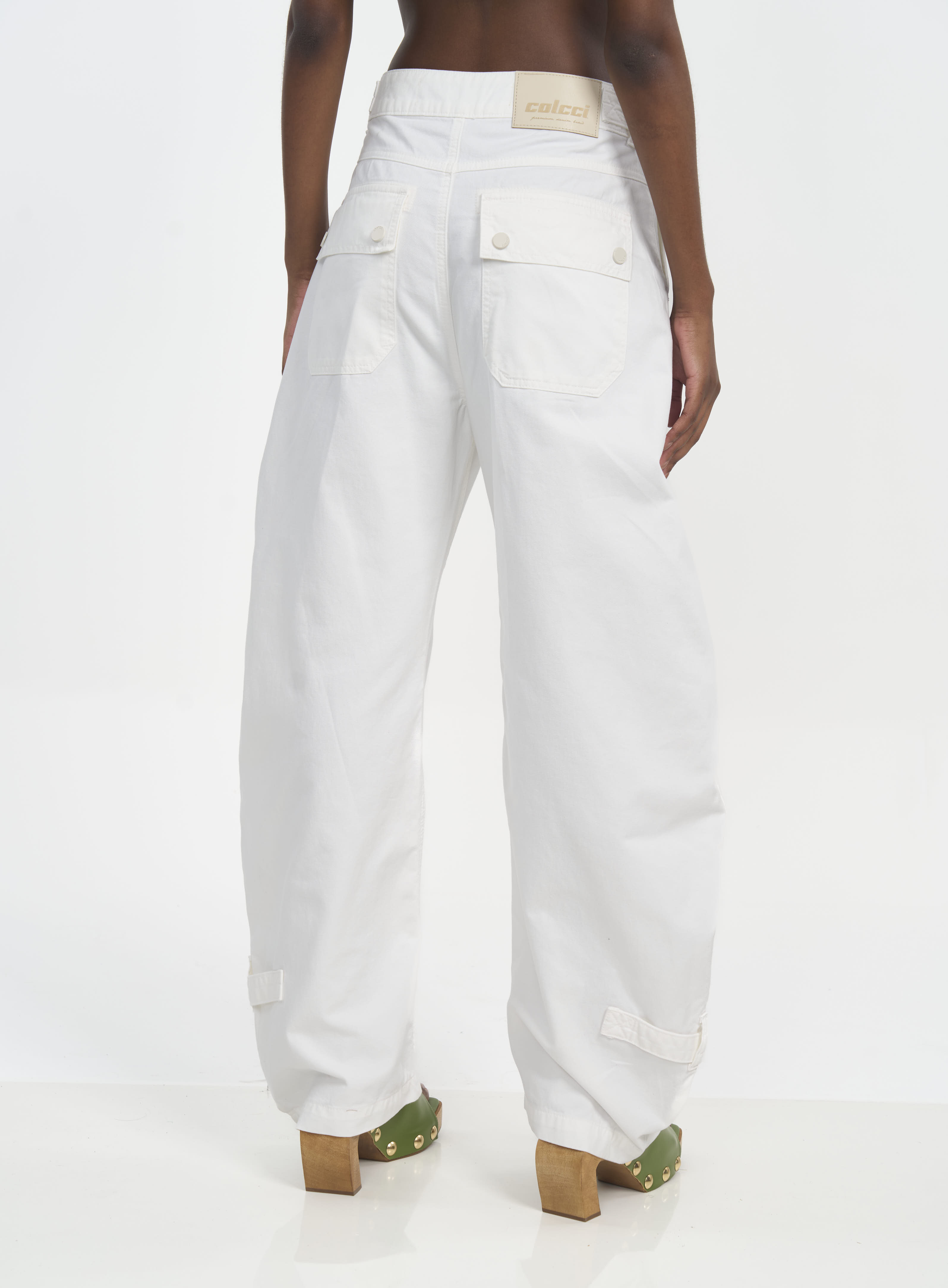 CALÇA SARJA LEONI LOW 34 OFF SHELL