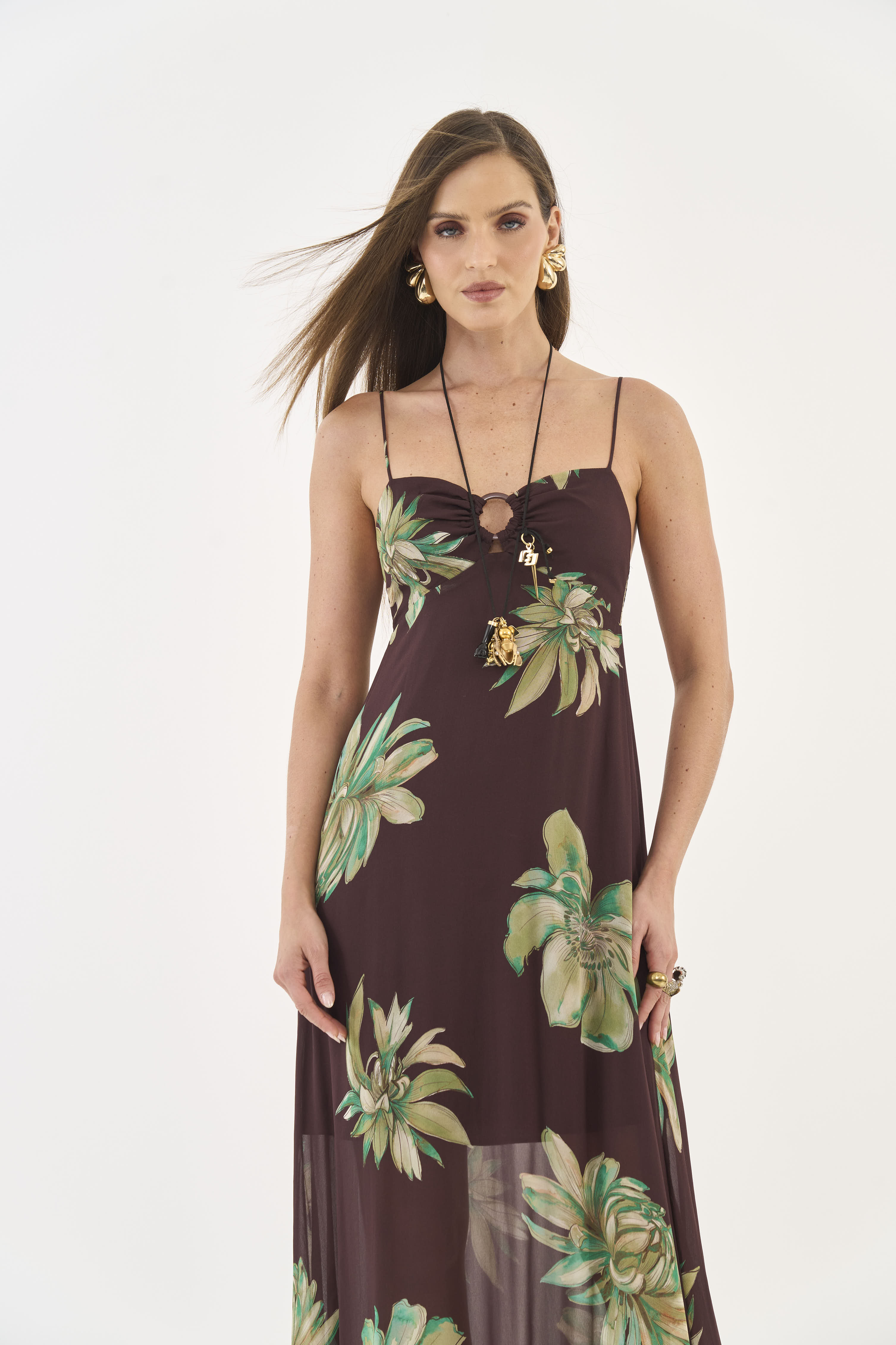 VESTIDO ESTAMPADO PP FLORES DE OUT.
