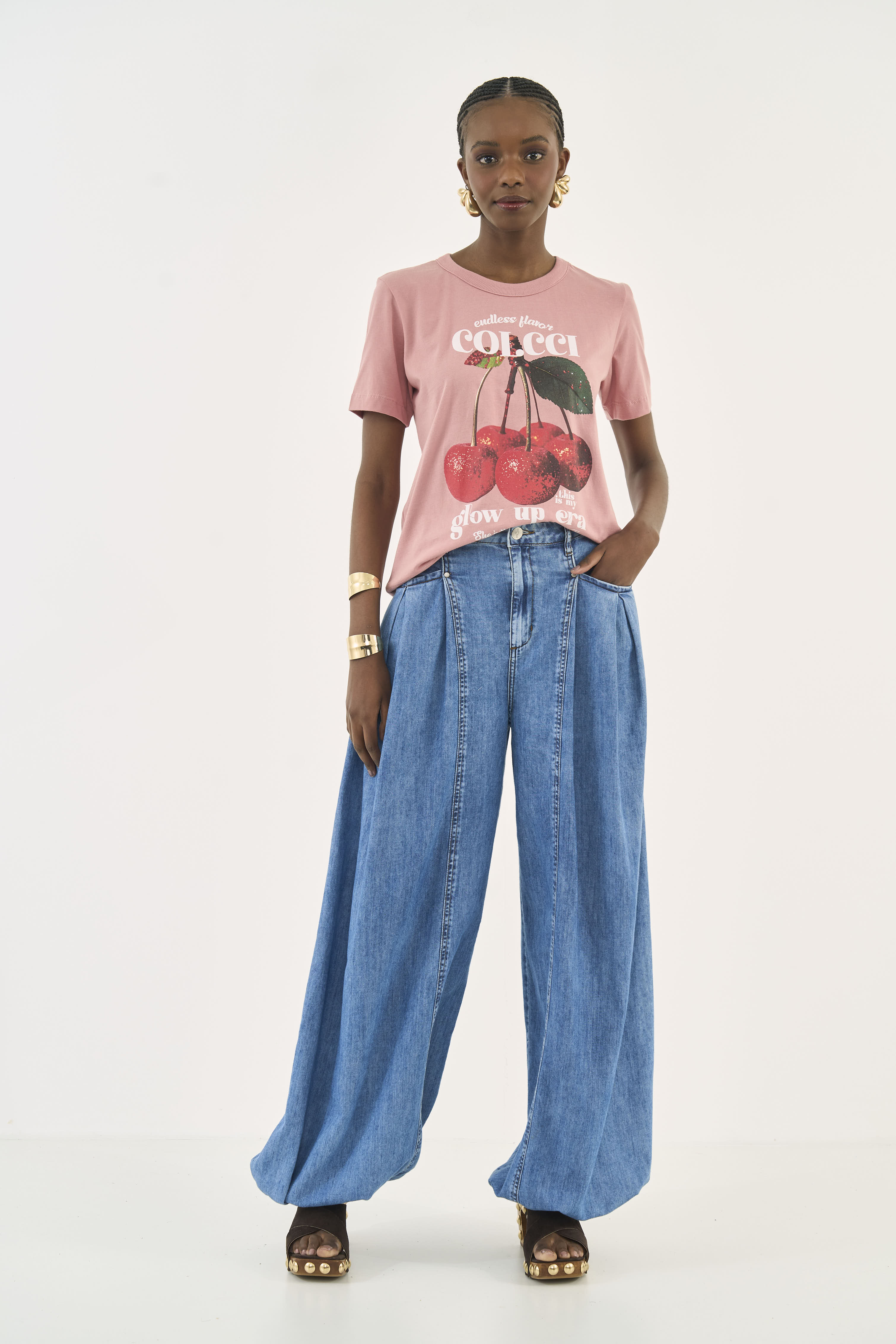 CAMISETA COLCCI M ROSA TEVA
