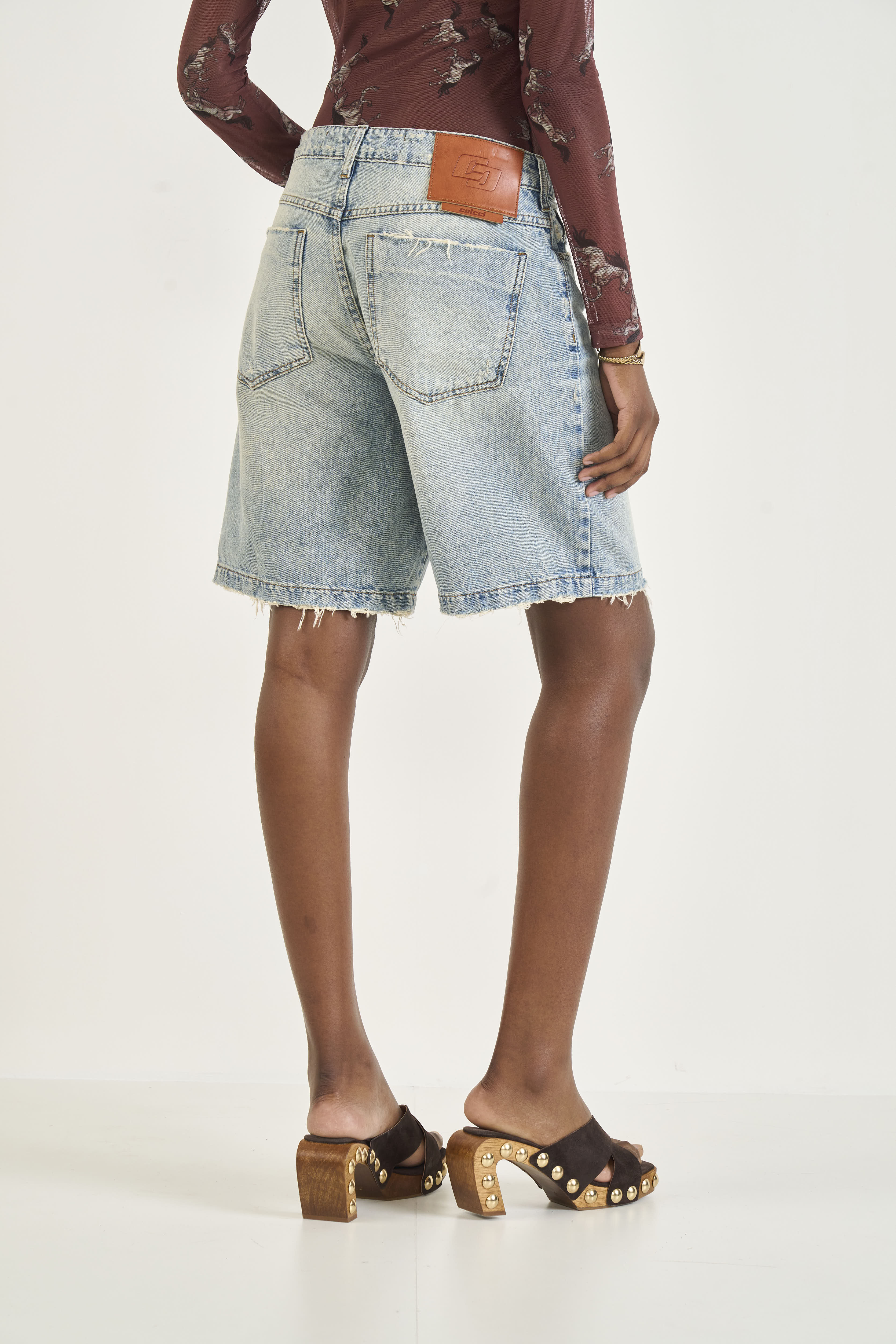 BERMUDA JEANS JADE 44 INDIGO