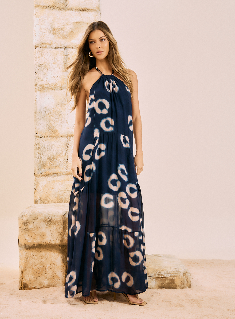 VESTIDO ESTAMPADO G ABSTRA.LEOPARD
