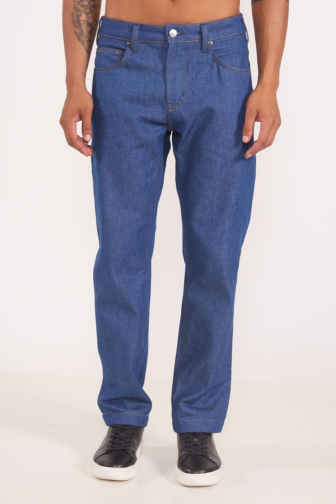 CALÇA JEANS RETA 42 INDIGO