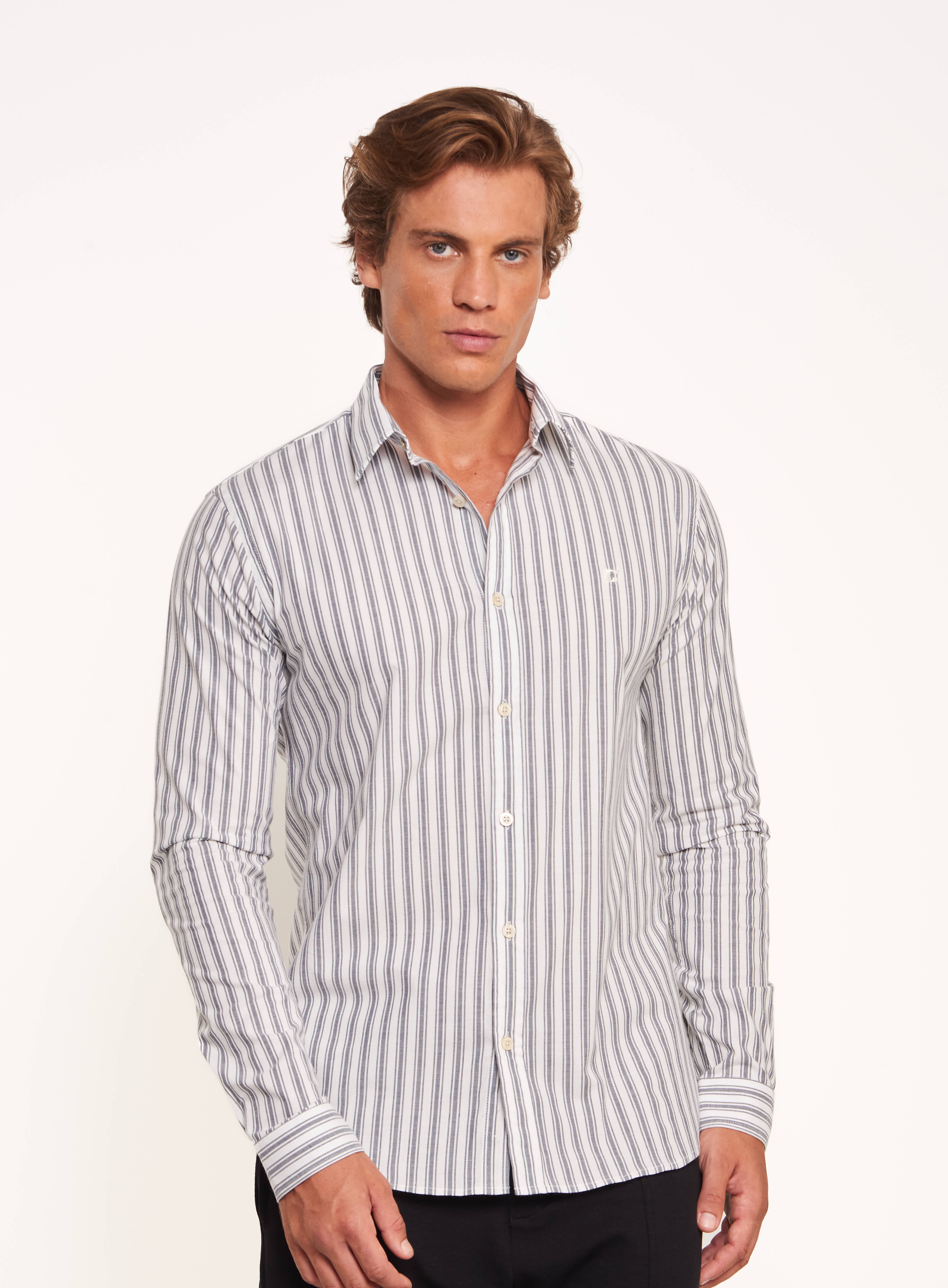 CAMISA LISTRADA WORK FIT GG LISTRADO