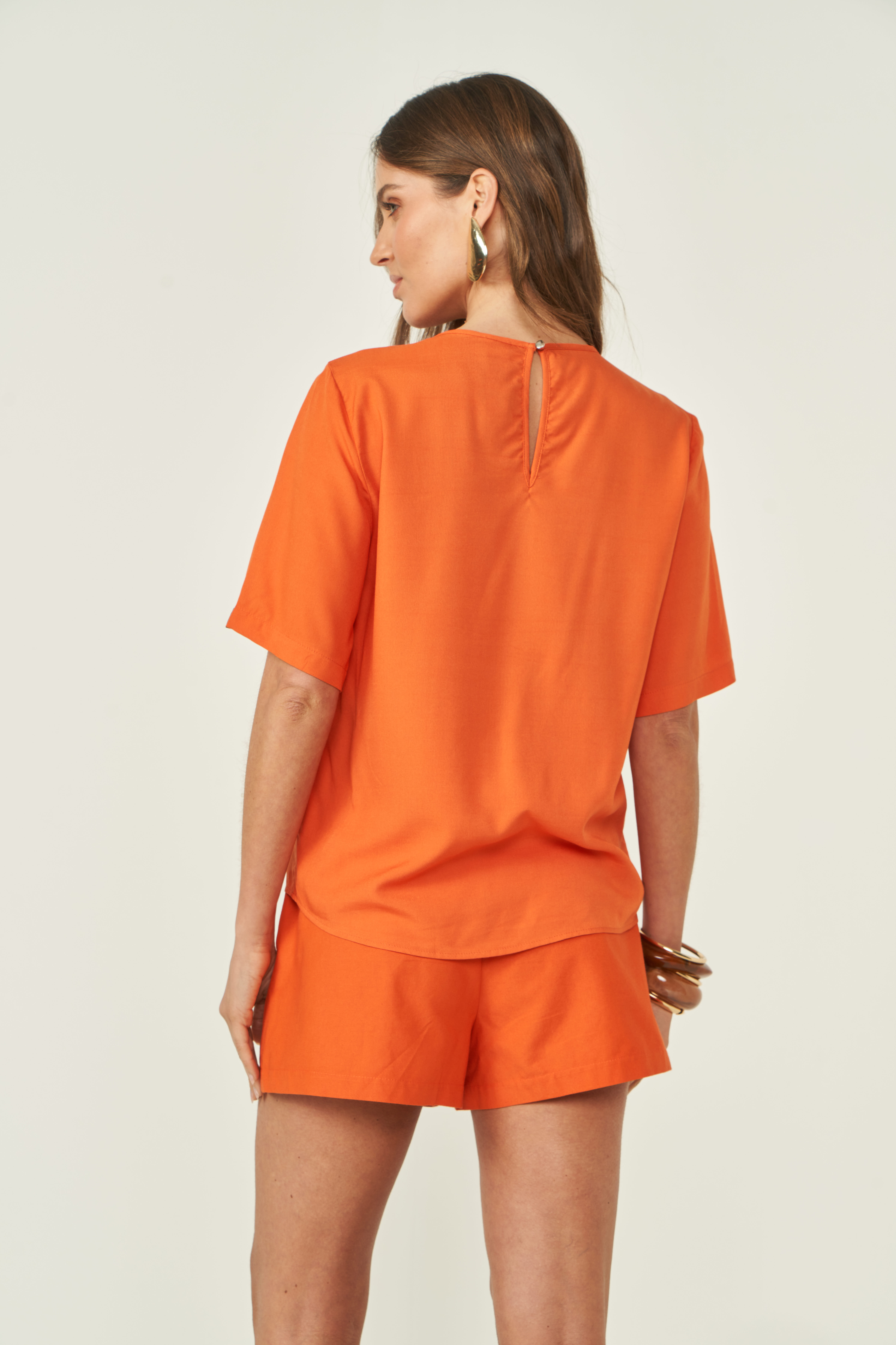 CAMISETA COLCCI P LARANJA PARADISIACO