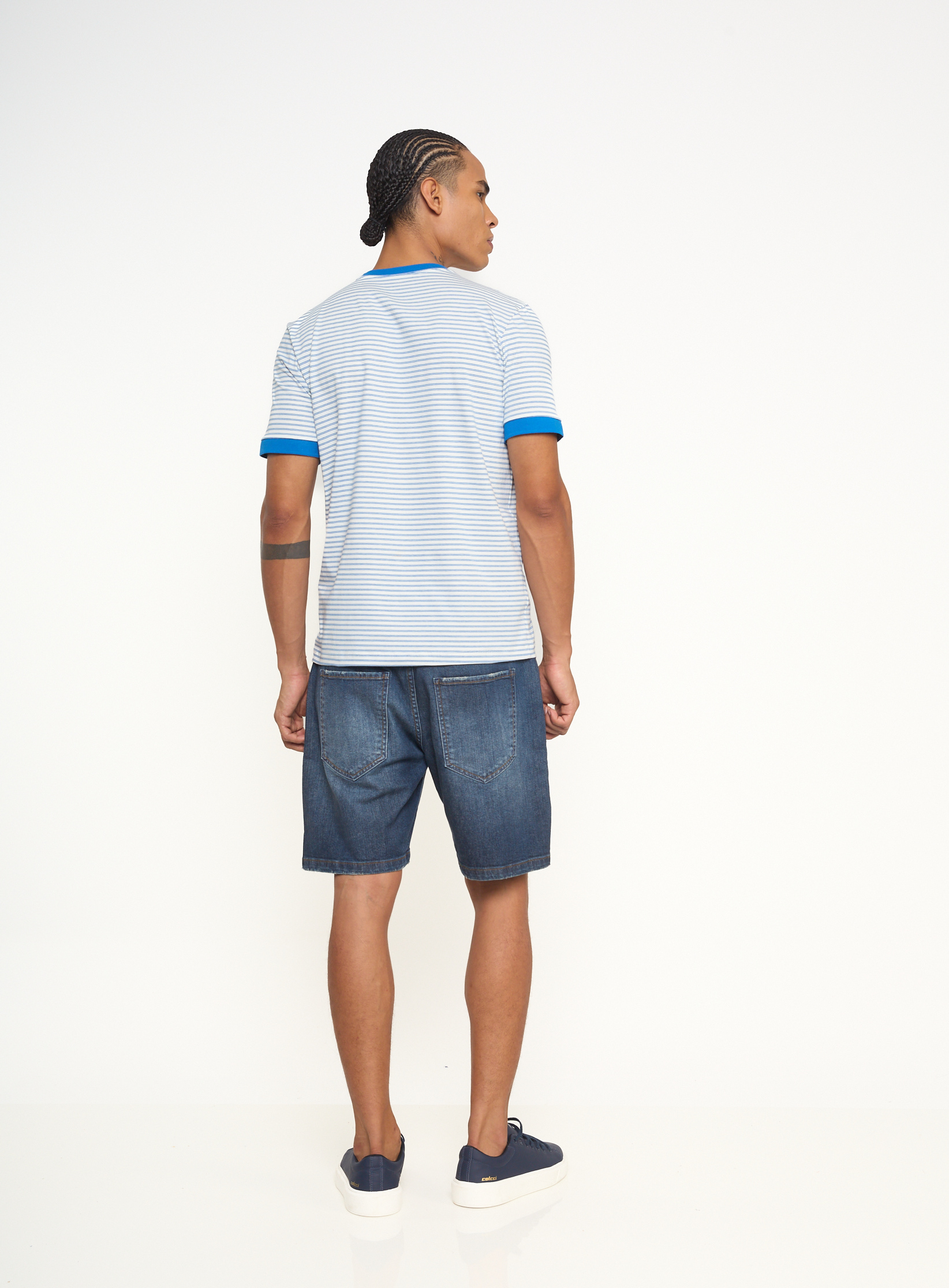 BERMUDA JEANS NEW DAVI 38 INDIGO