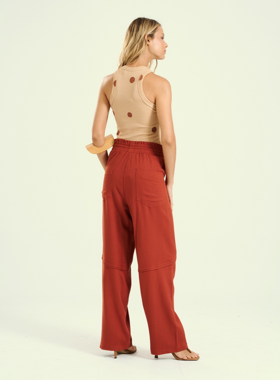 CALÇA OPEN G BEGE GALE