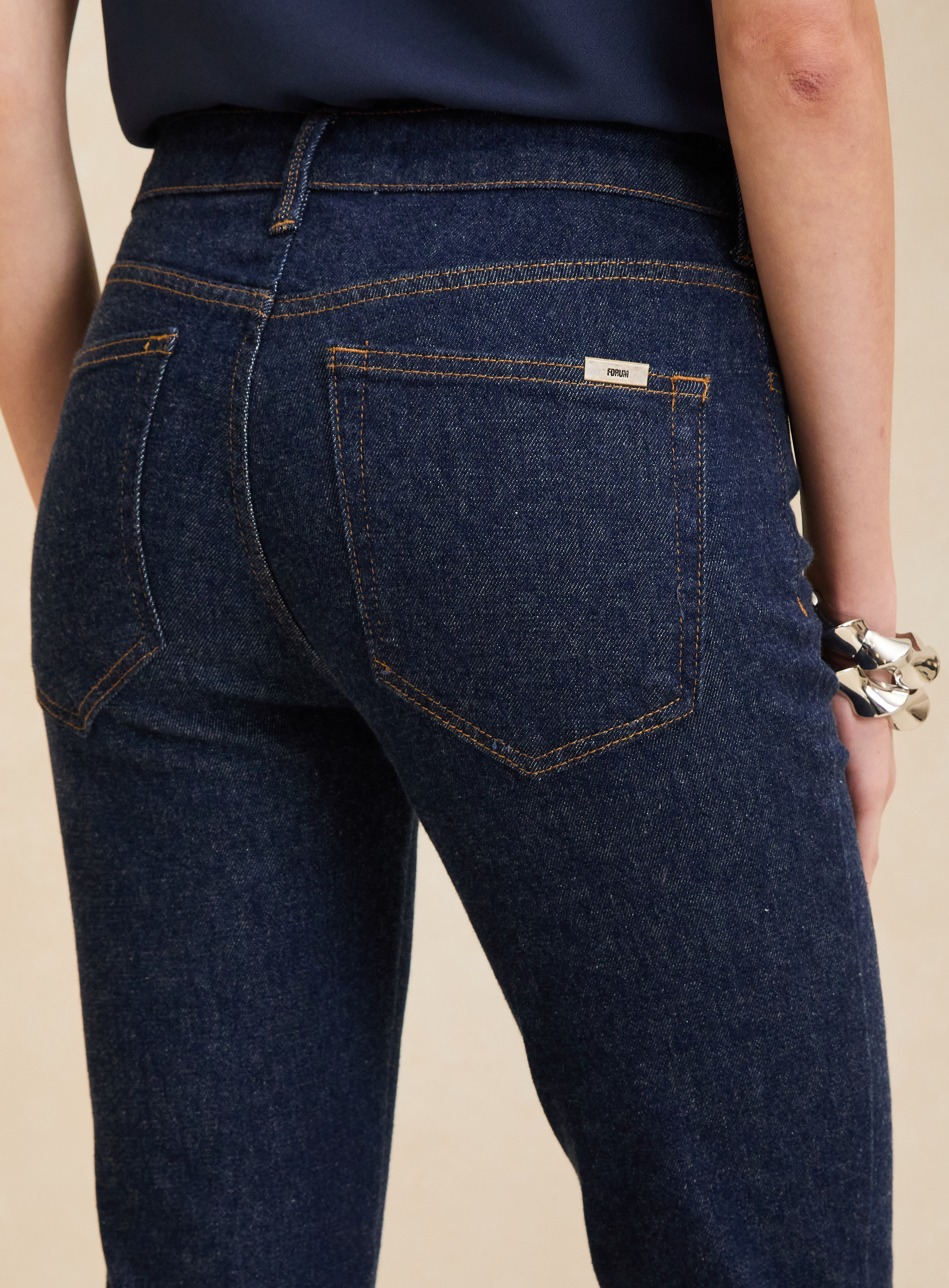 CALÇA JEANS MARISA 2 CIGARRETE 38 INDIGO
