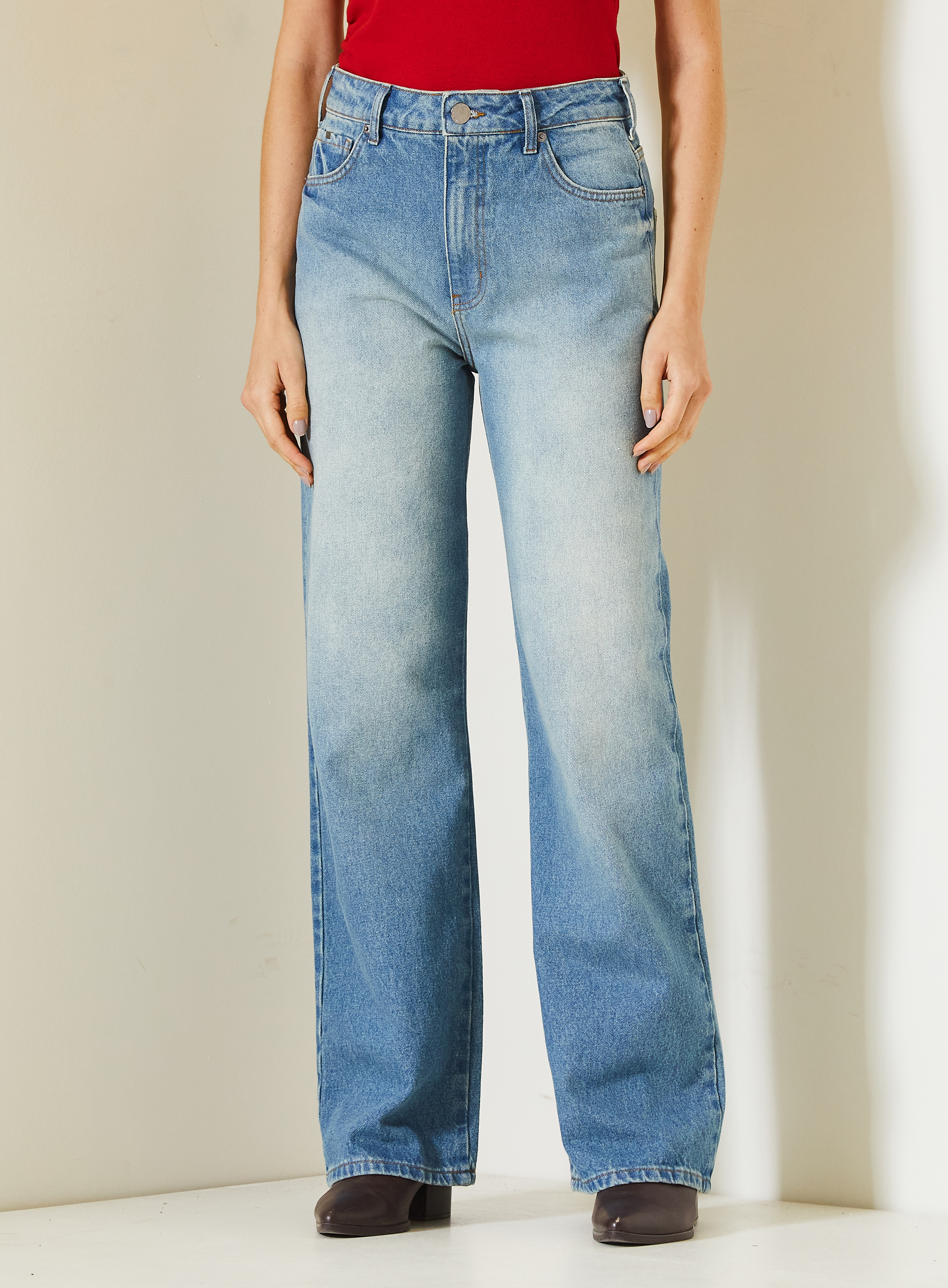 CALÇA JEANS LOOSE FIT 40 INDIGO
