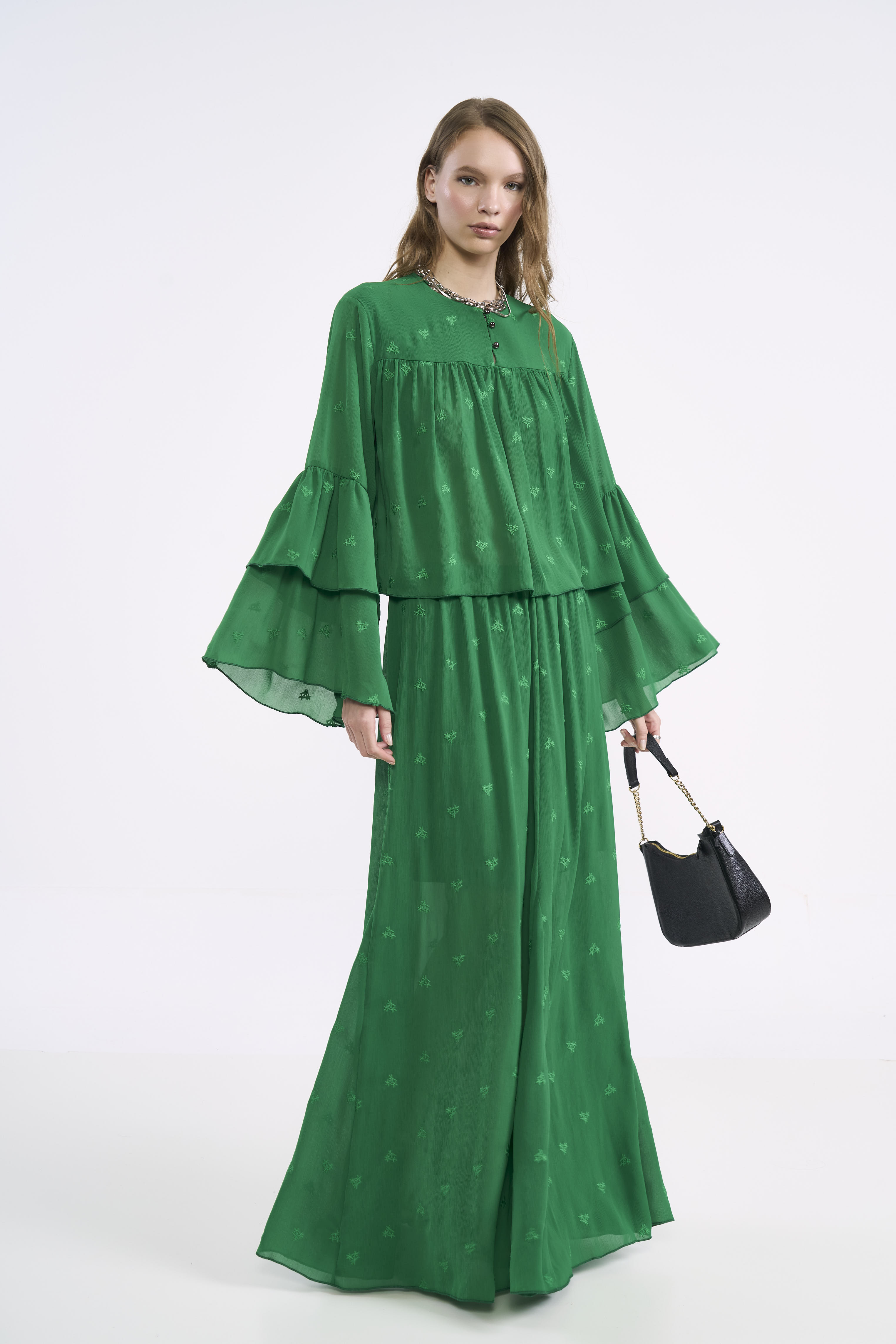 BLUSA BORDADA M VERDE VANITY