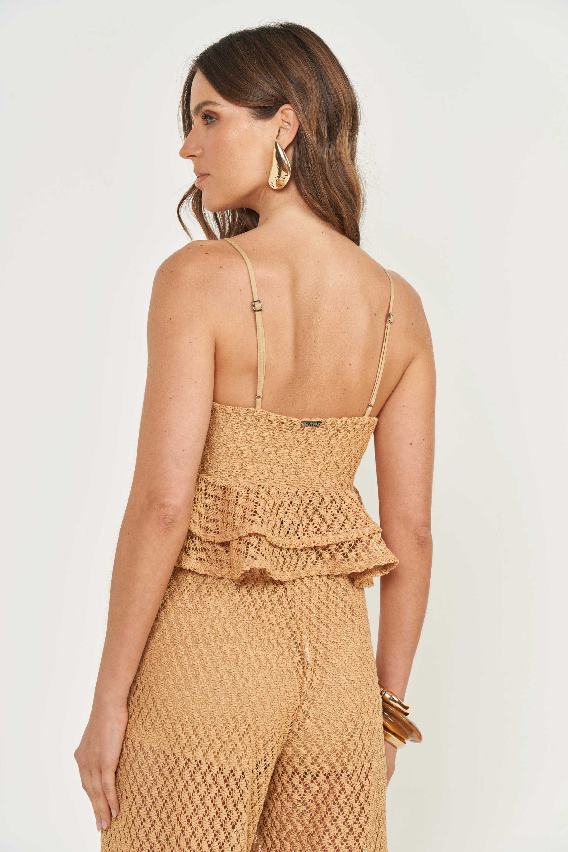 BLUSA COLCCI G BEGE FLAVO