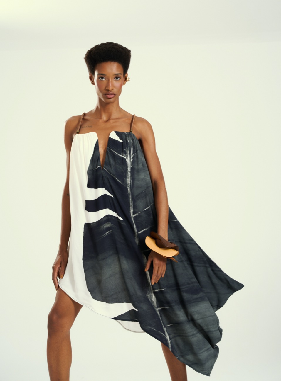 VESTIDO ESTAMPADO GG TROPICAL SHADE