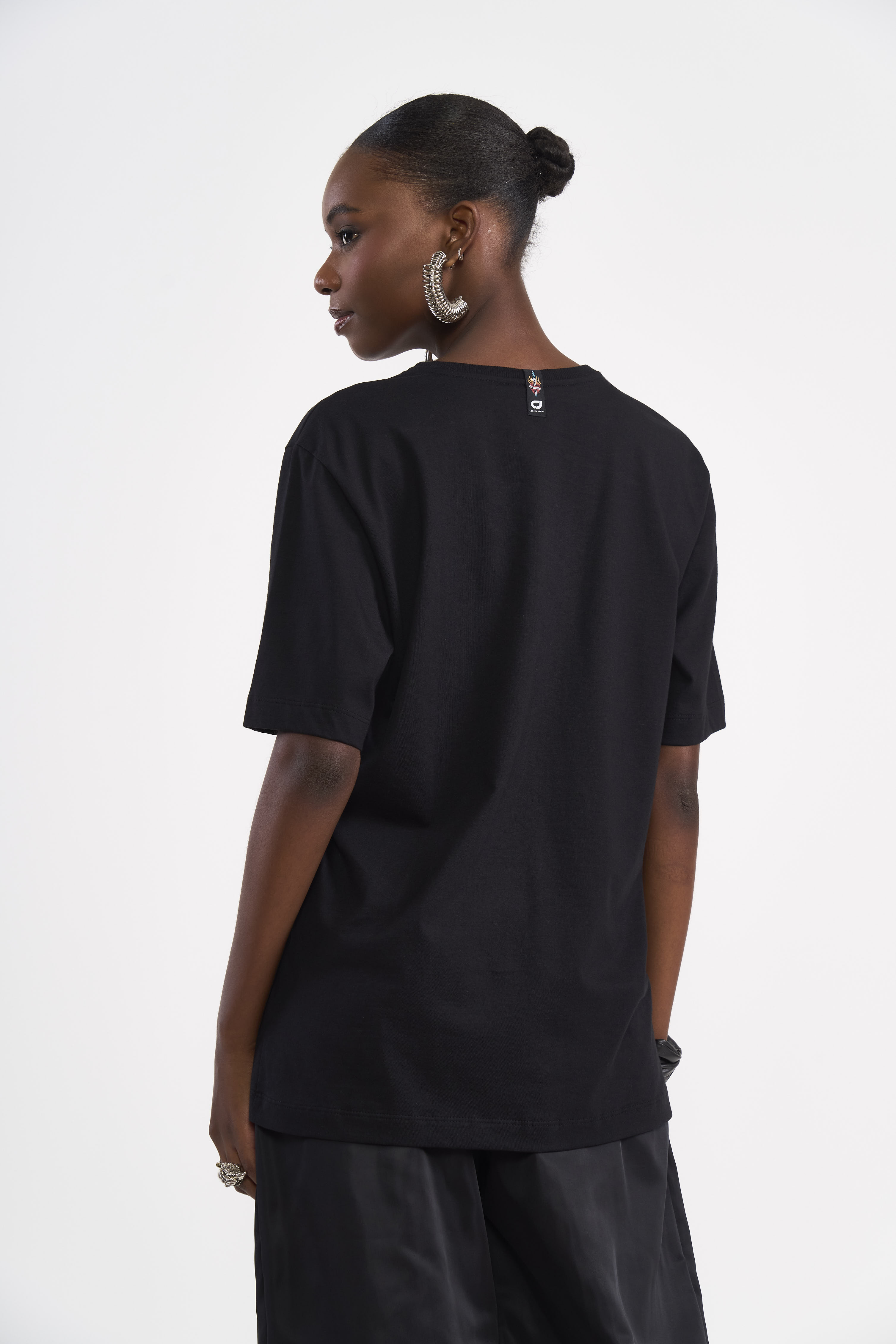 CAMISETA ESTAMPADA P PRETO