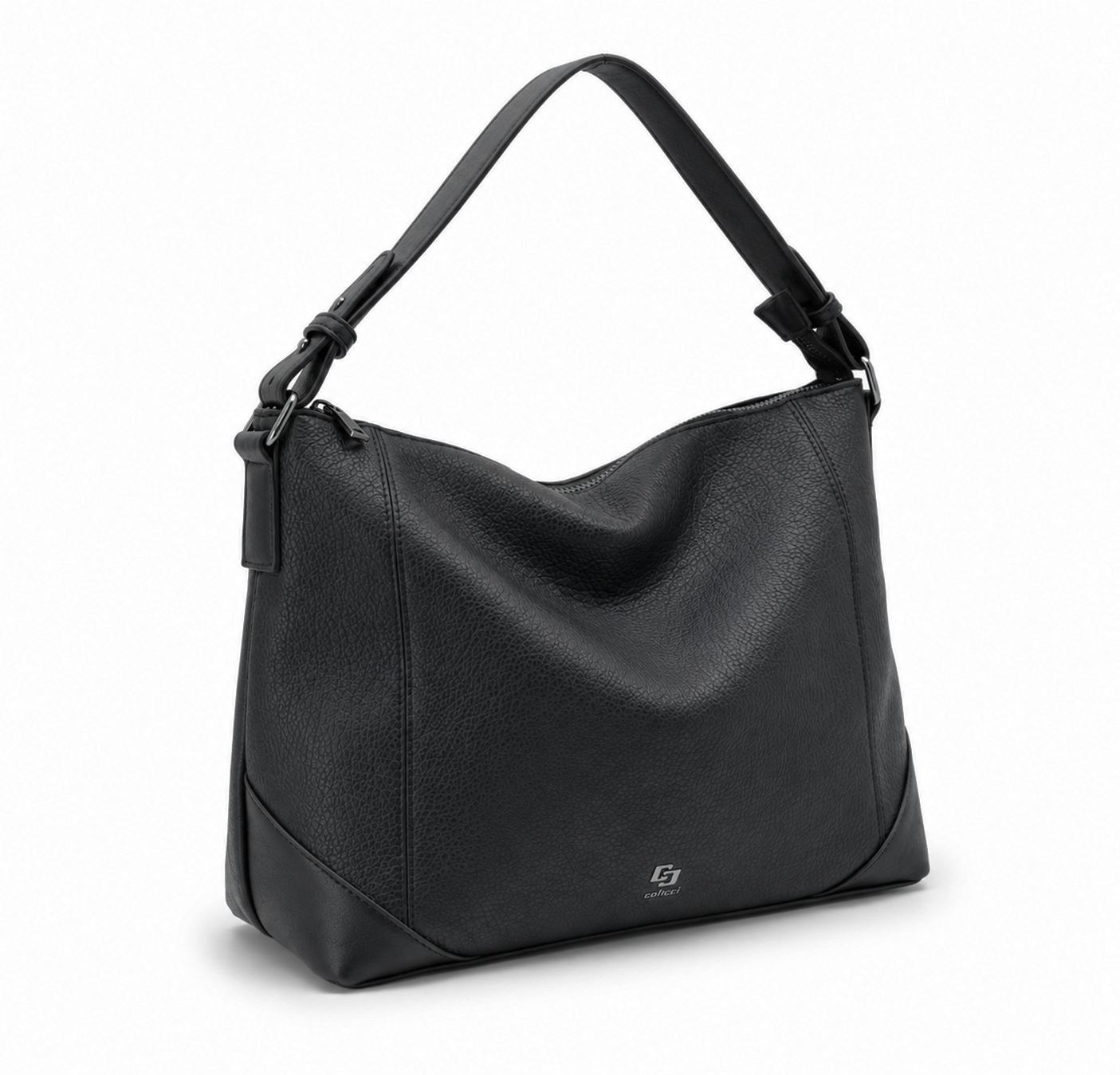 BOLSA COLCCI  MINI HOBO TEXTURA U PRETO