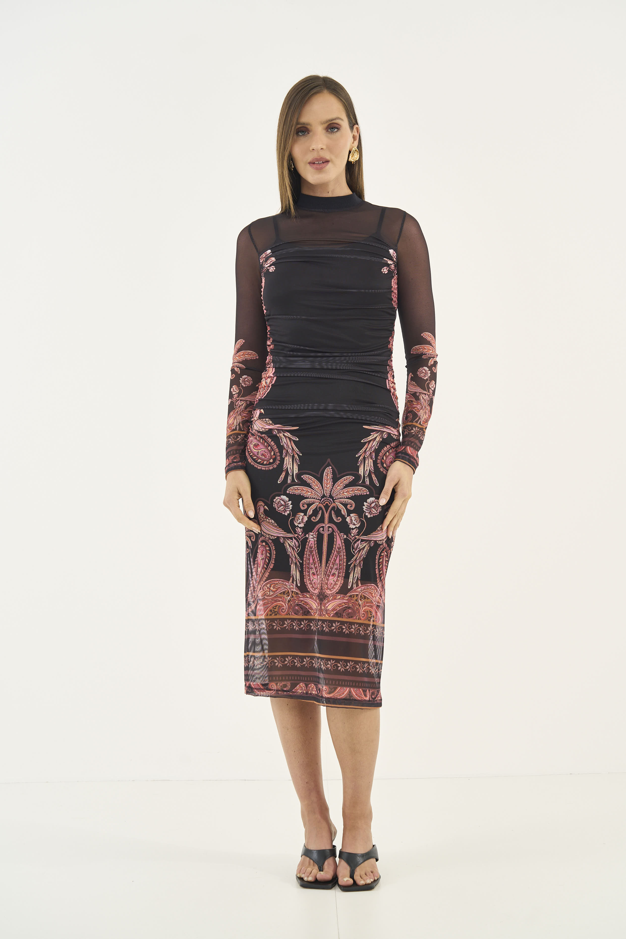 VESTIDO TULE ESTAMPADO M SAUDADE