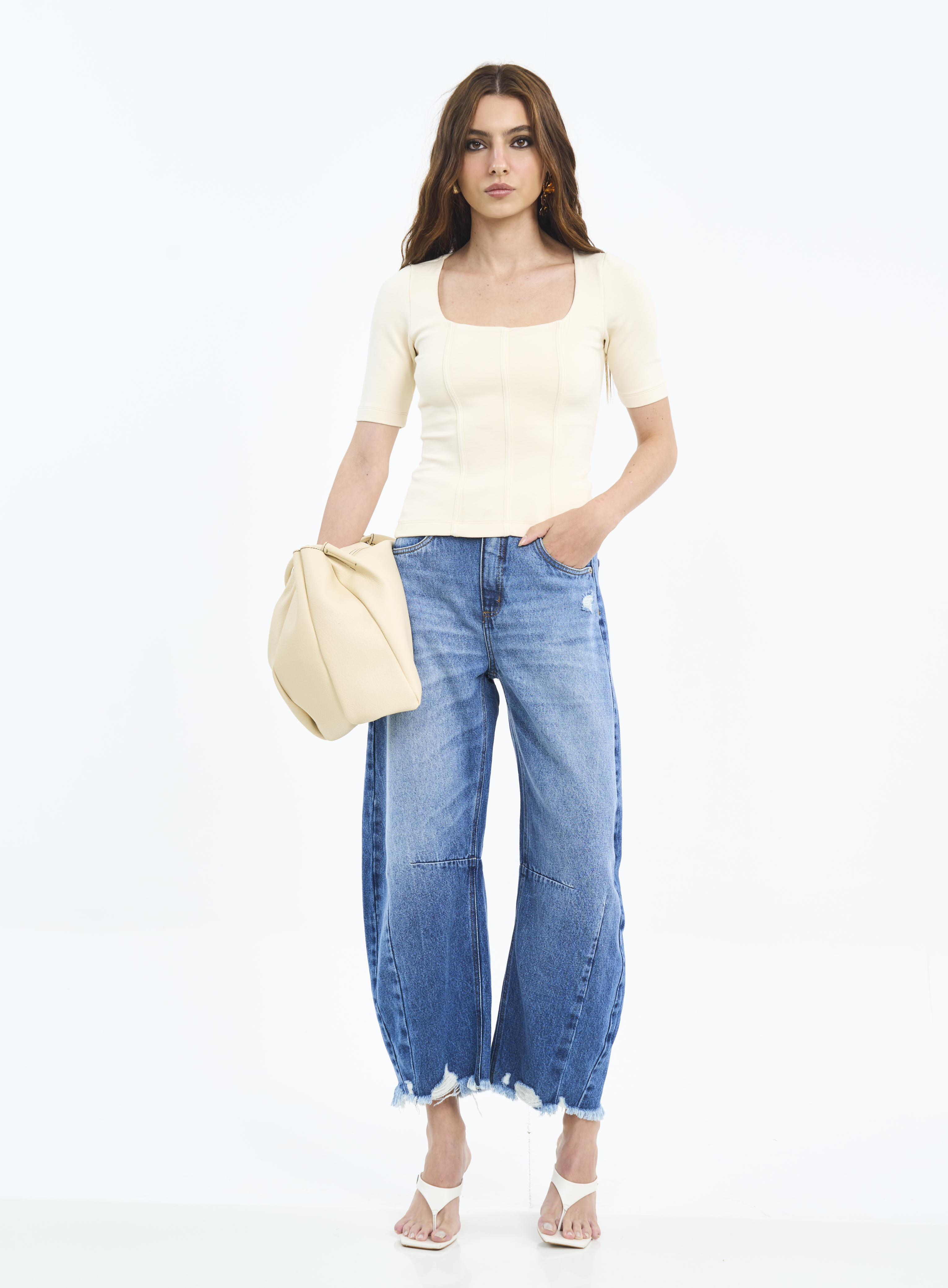 CALÇA JEANS JOANA BARRIL 34 INDIGO