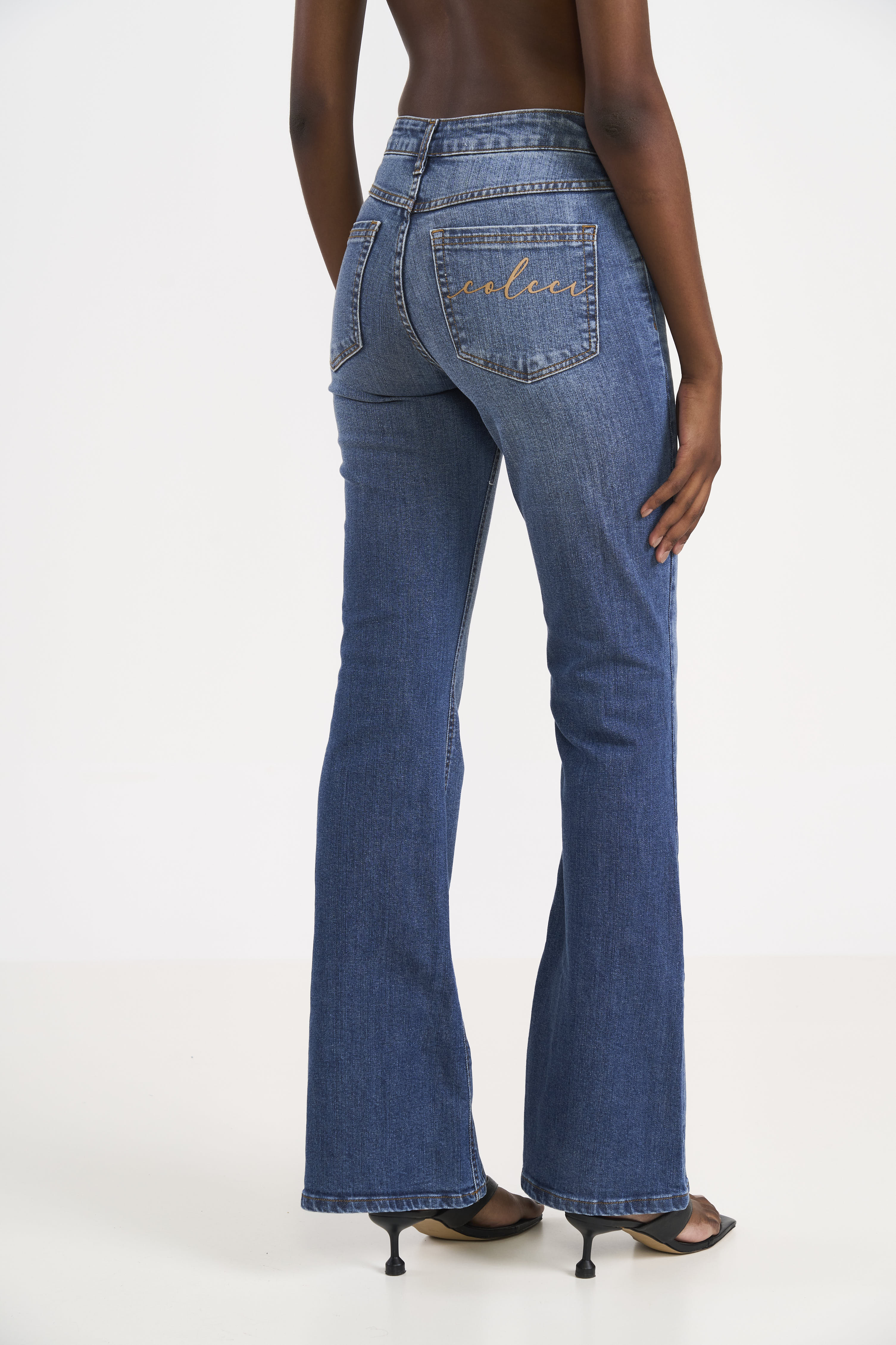 CALÇA JEANS BIA FLARE 46 INDIGO