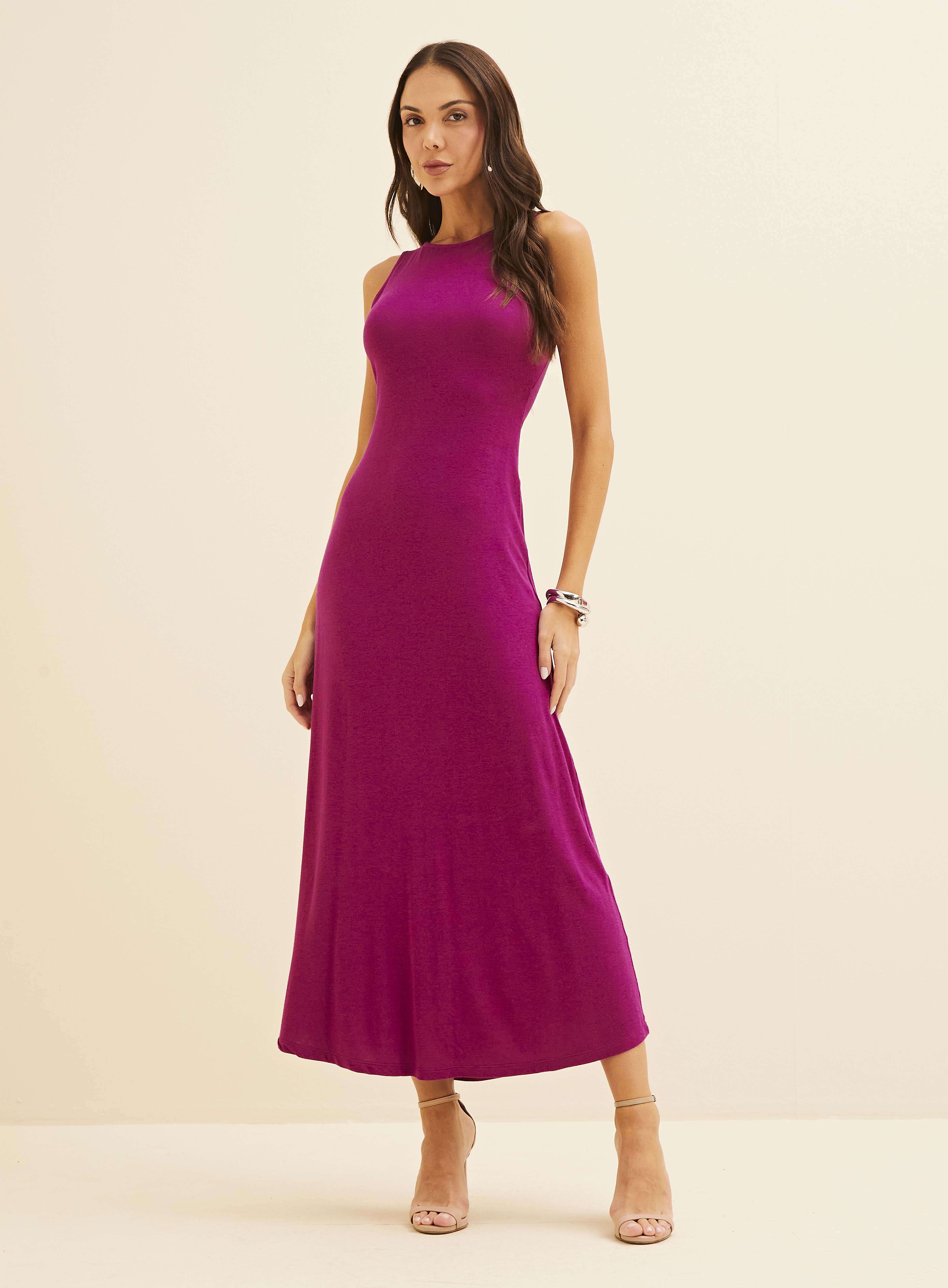 VESTIDO LINHO G MARROM TUILE