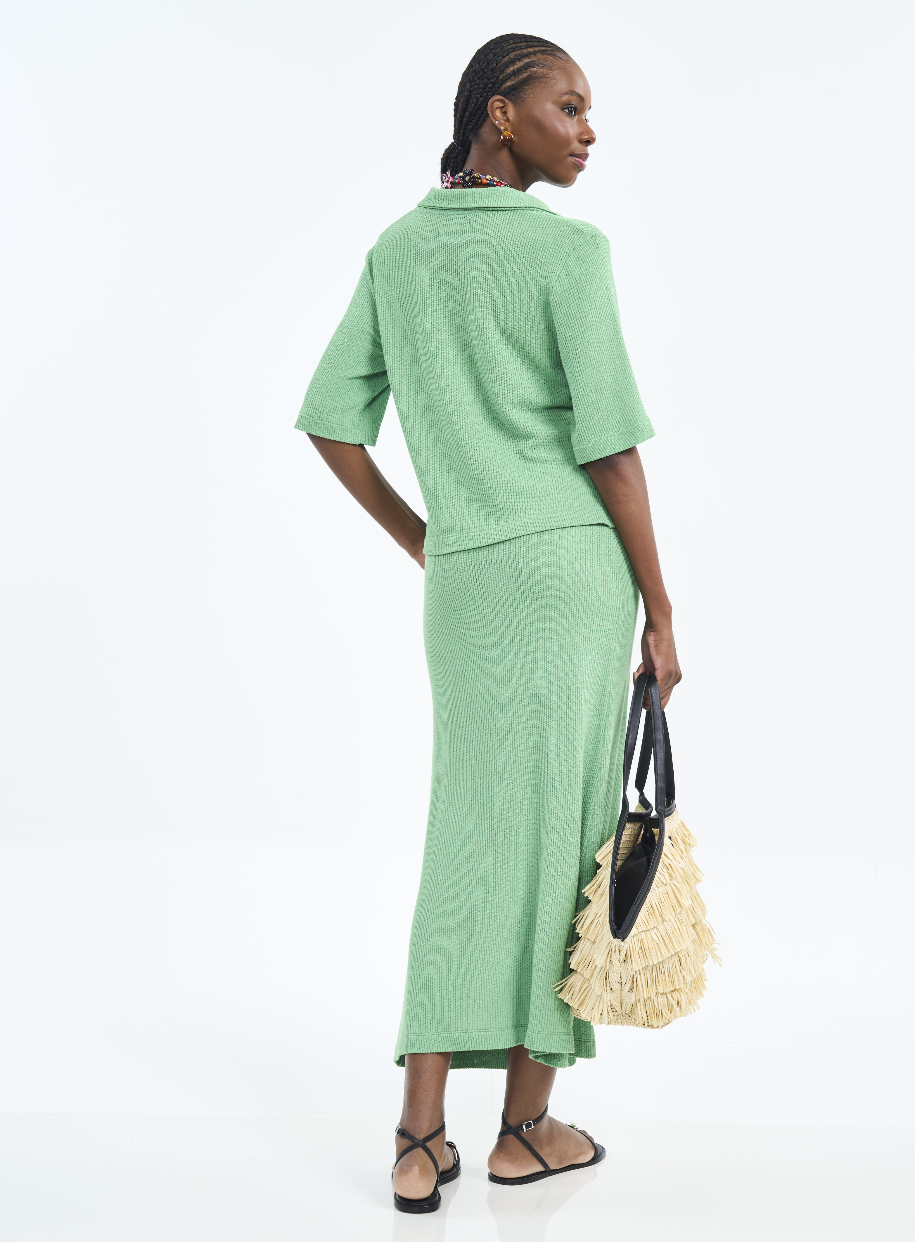 BLUSA COLCCI P VERDE VEGGIR