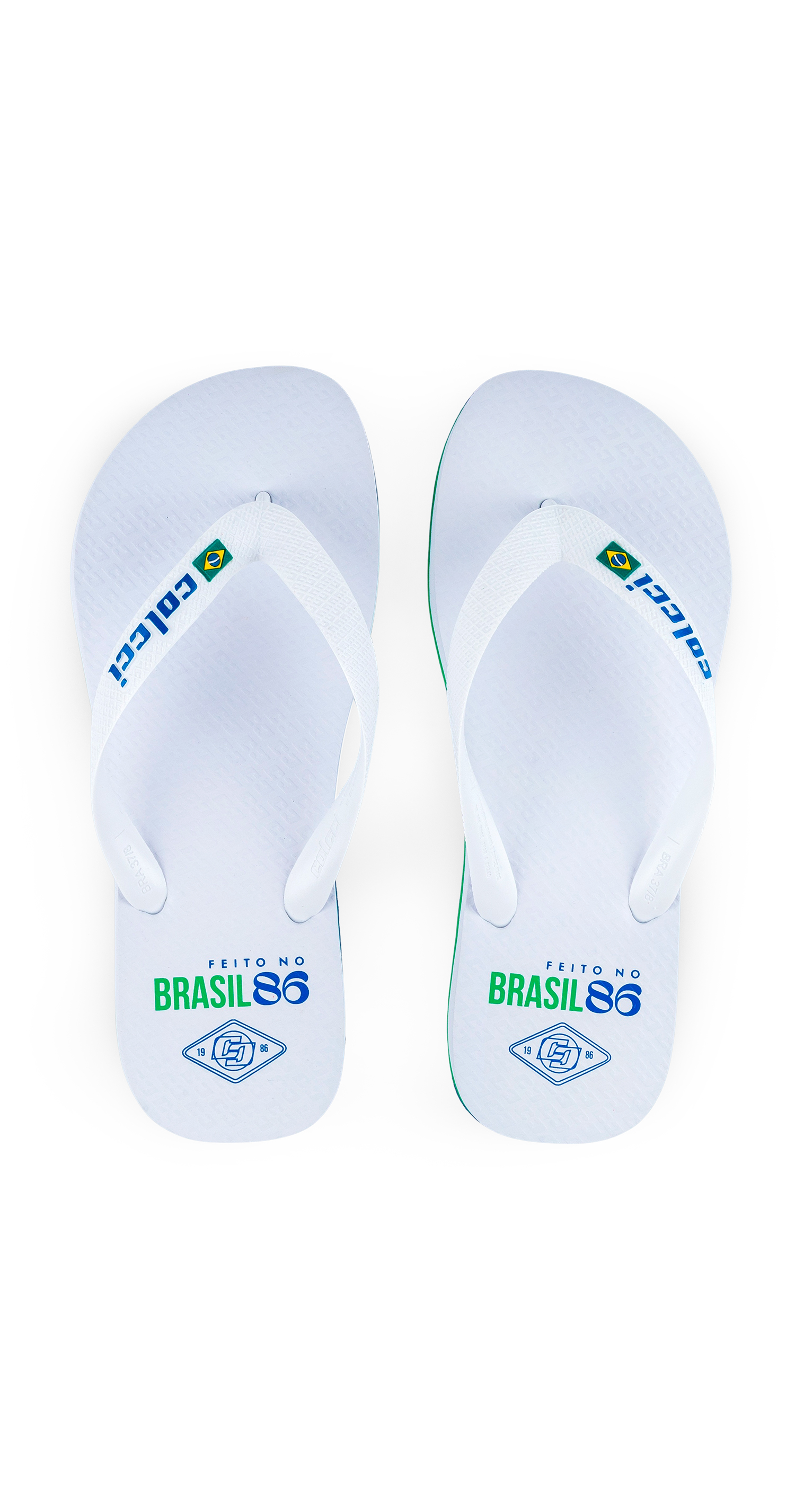 CHINELO COLCCI UNISSEX BRASIL 37-38 BRANCO
